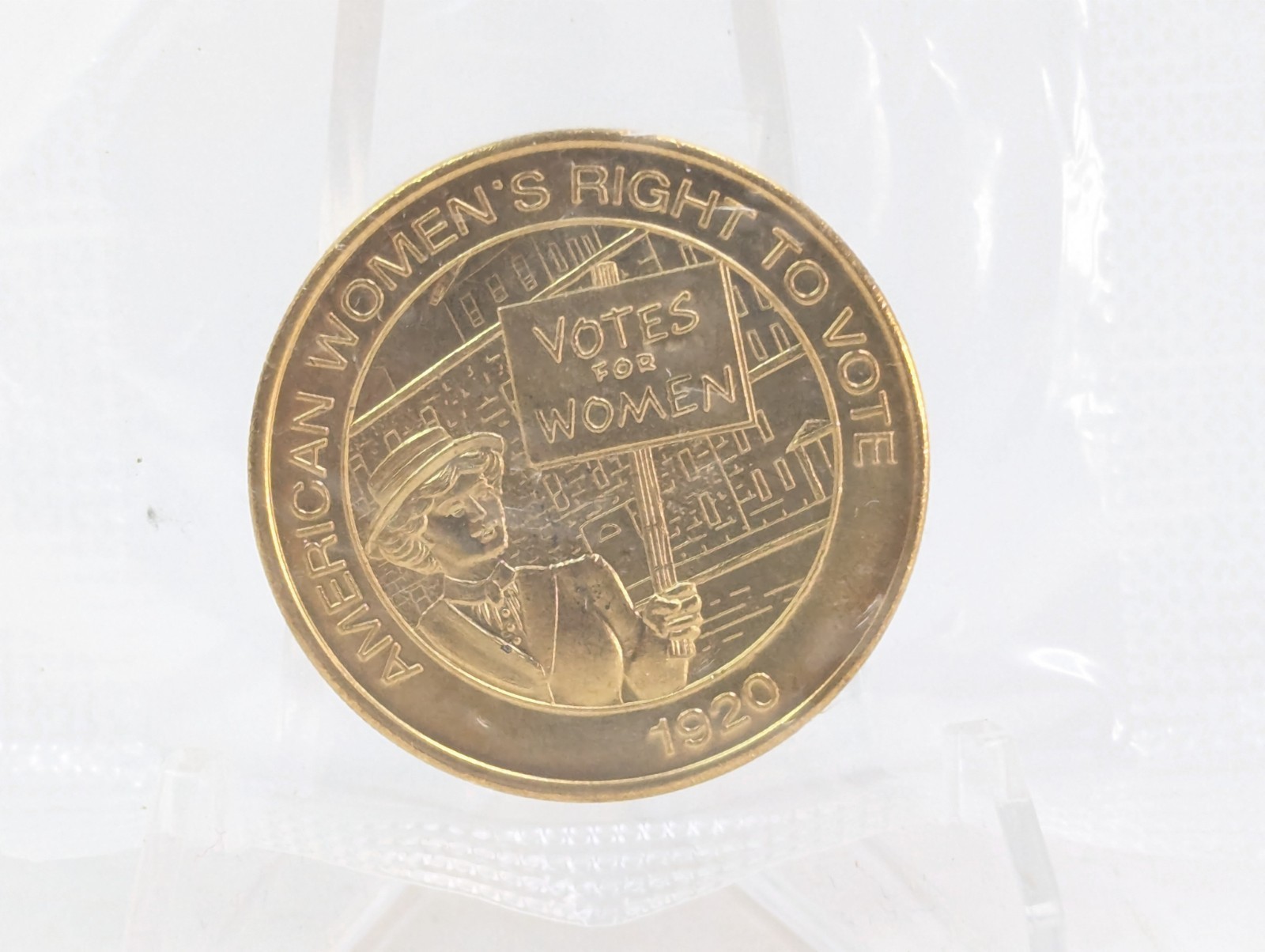 1999 Sunoco Millennium Coin Series Token Women's Right To Vote 1920 #8 New