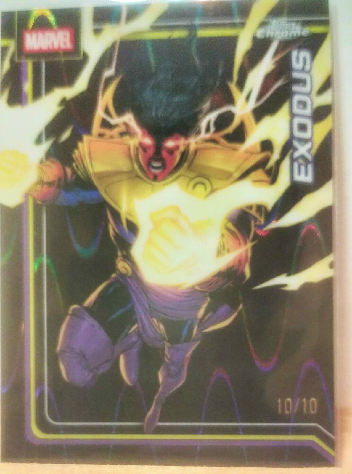 2026 Topps Chrome Marvel Exodus Black Refractor 3/10 2026 Topps Chrome Marvel Exodus Black Refractor 3/10