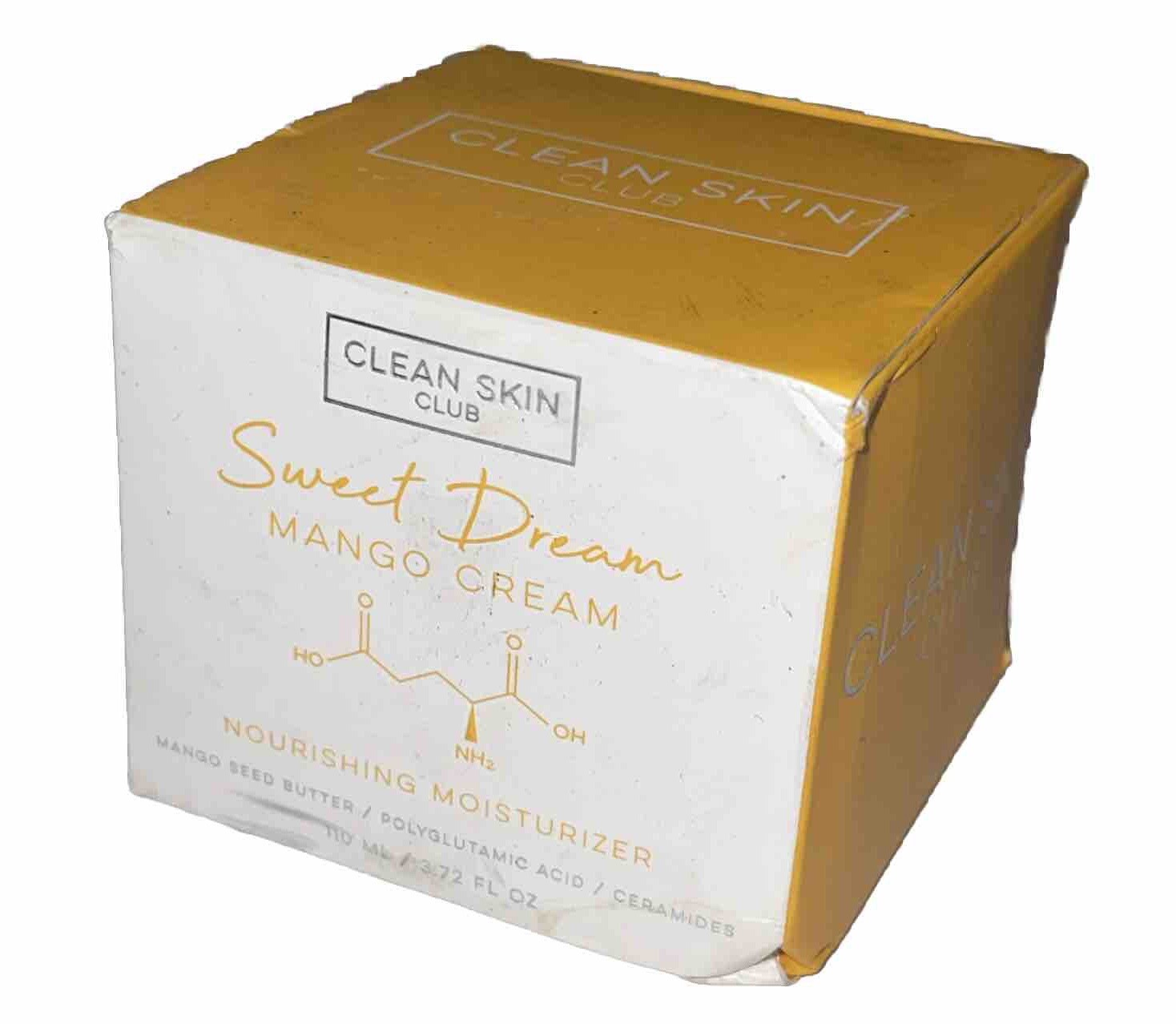 Clean Skin Club Sweet Dream Mango Cream Nourishing Moisturizer 3.72 Fl Oz 