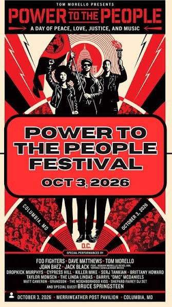 2 Power to the People Festival Tickets Merriweather Pavilion 10/3 2 Power to the People Festival Tickets Merriweather Pavilion 10/3