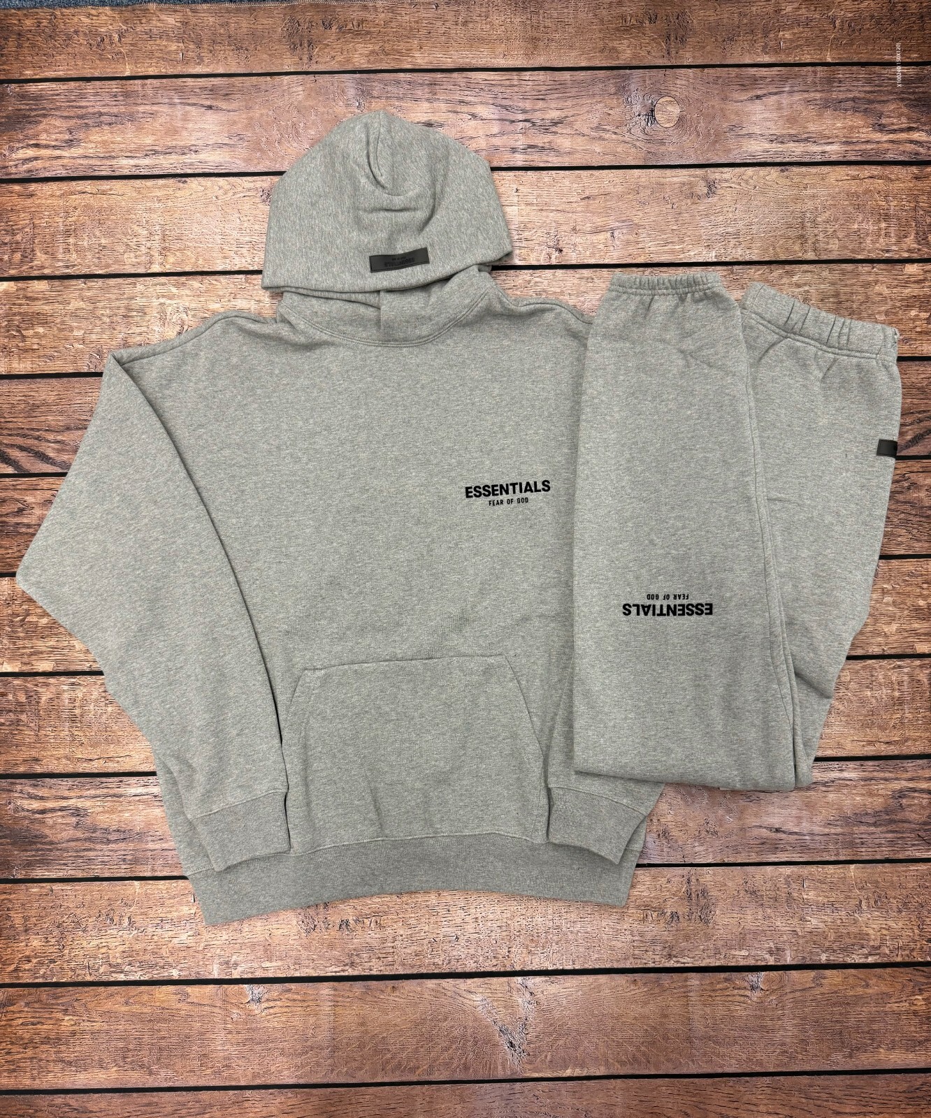 NEW Fear of God Essentials Set Hoodie & Sweatpants Dark Oatmeal Size XXS-XL NEW Fear of God Essentials Set Hoodie & Sweatpants Dark Oatmeal Size XXS-XL