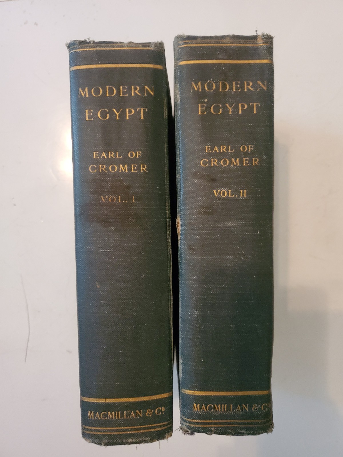 1908 2Vols Modern Egypt Earl of Cromer Evelyn Baring First Edition Publisher\'...