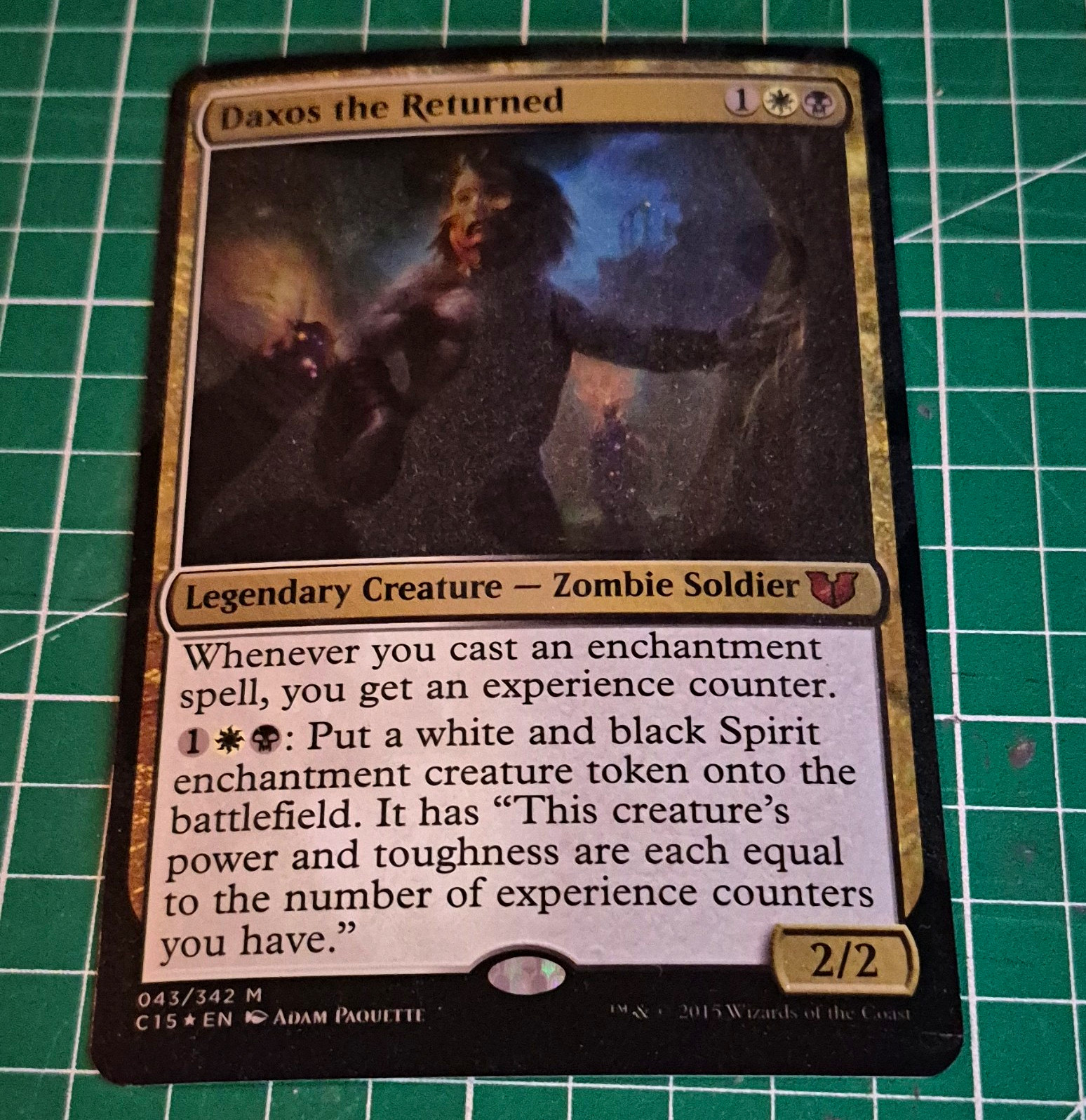 MTG Daxos the Returned 043/342 Commander 2015 Foil Mythic WB English