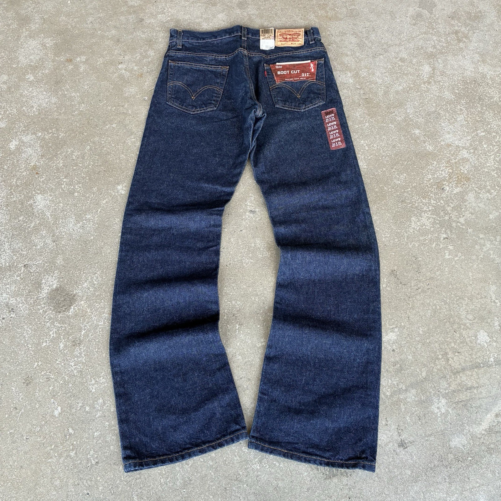 Vintage 2000’s Classic Levi’s 517 Bootcut Jeans 34 X 34 Deadstock High Quality Vintage 2000’s Classic Levi’s 517 Bootcut Jeans 34 X 34 Deadstock High Quality