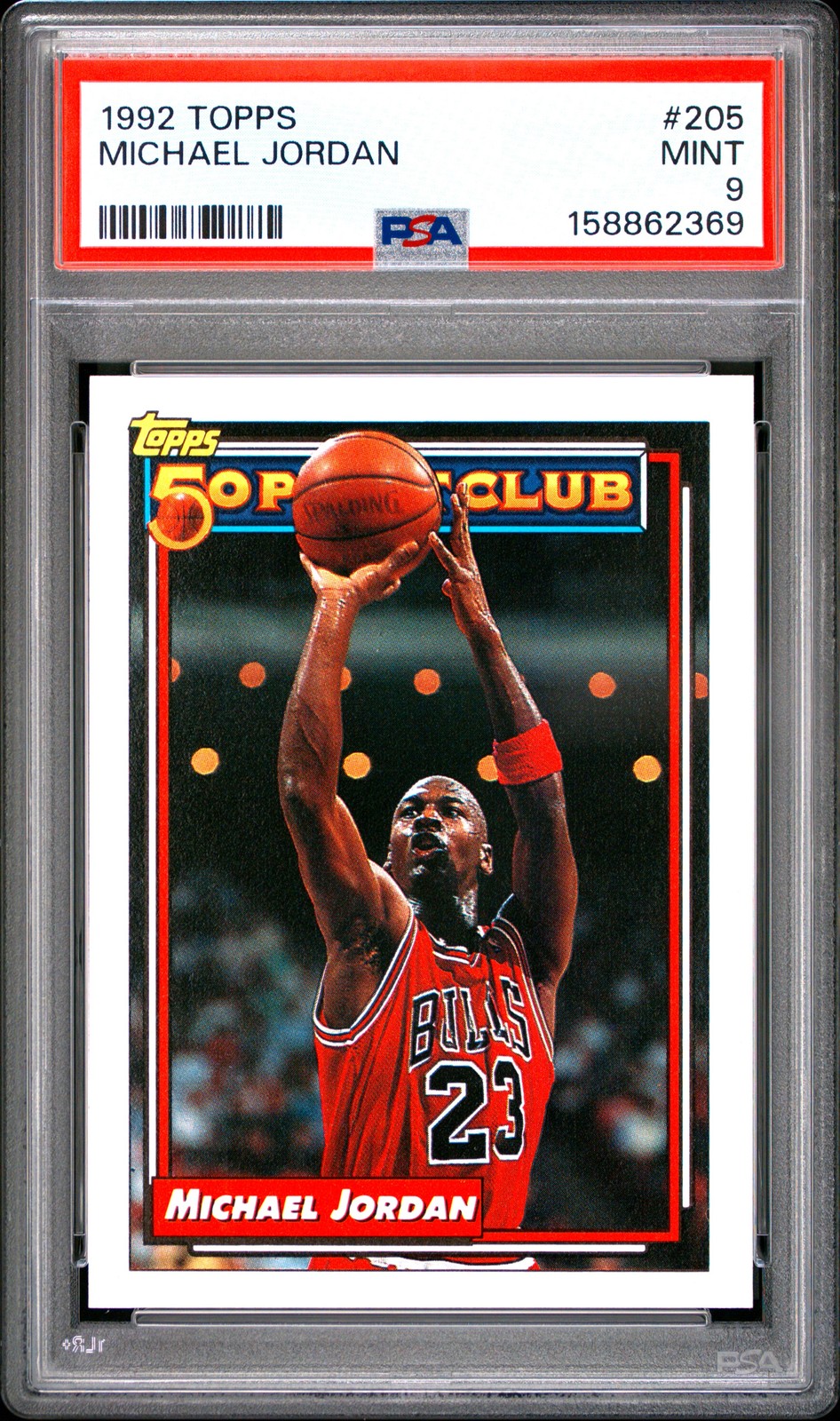Beautiful 🔥 PSA 9 1992 Michael Jordan 205 Topps MINT Beautiful 🔥 PSA 9 1992 Michael Jordan 205 Topps MINT