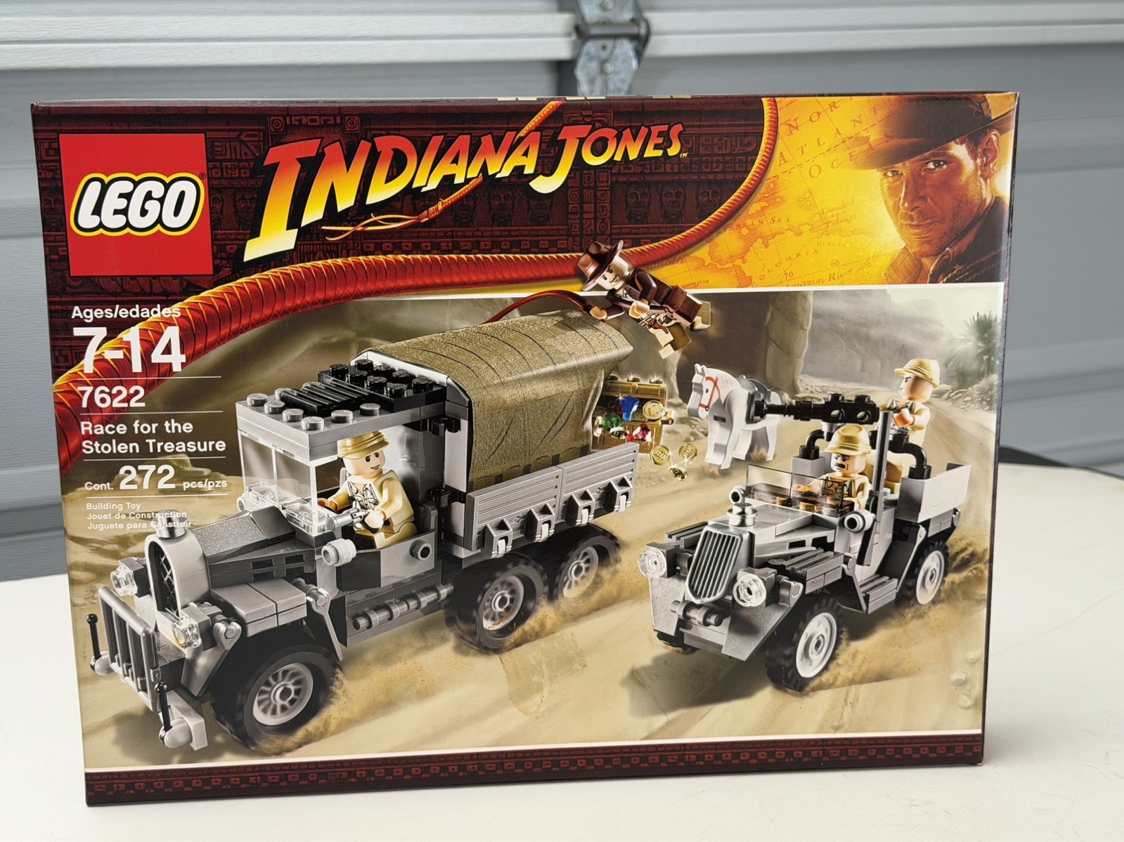 LEGO 7622 - Indiana Jones Race for the Stolen Treasure - NEW Sealed - Retired LEGO 7622 - Indiana Jones Race for the Stolen Treasure - NEW Sealed - Retired