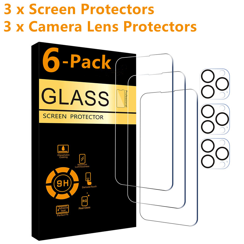 For iPhone 18 17 16 15 14 13 12 11 18 Pro Max Screen Protector Camera Protector