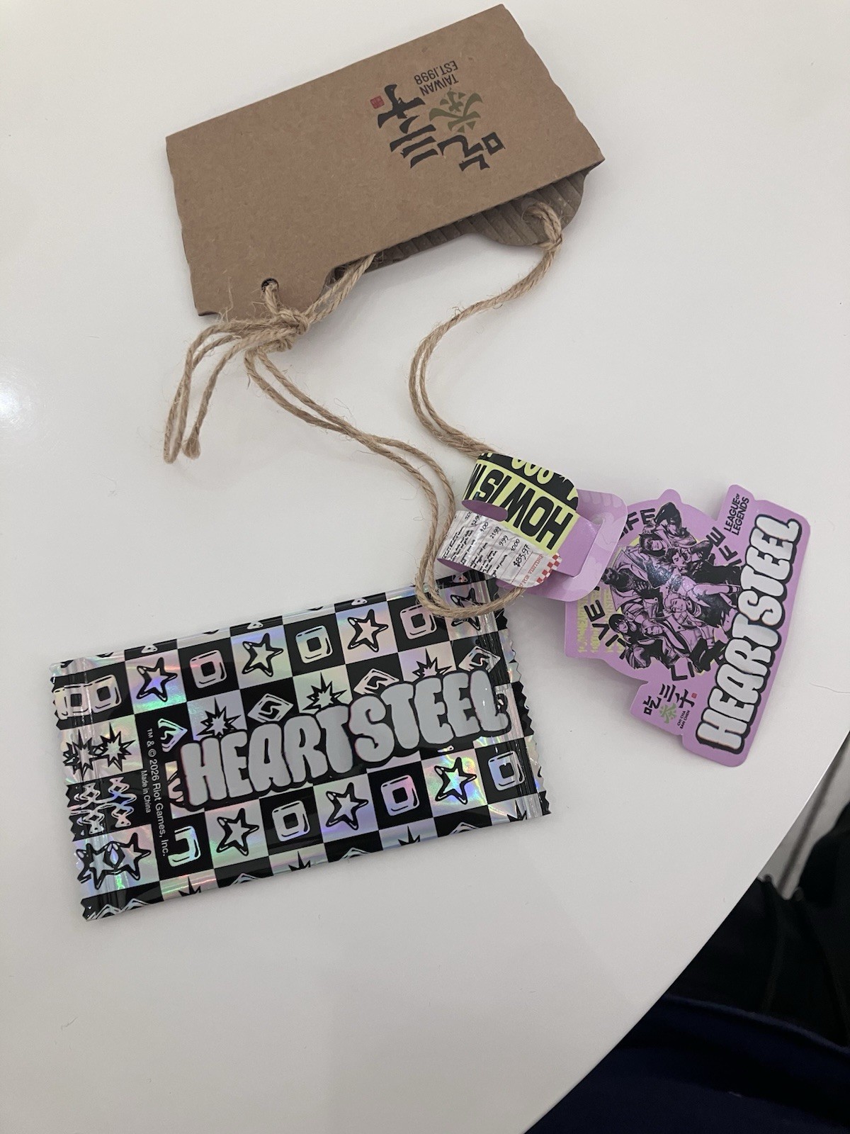 Heartsteel League of Legends x Chi Cha San Chen Collab - Sealed Unopened Pack Heartsteel League of Legends x Chi Cha San Chen Collab - Sealed Unopened Pack