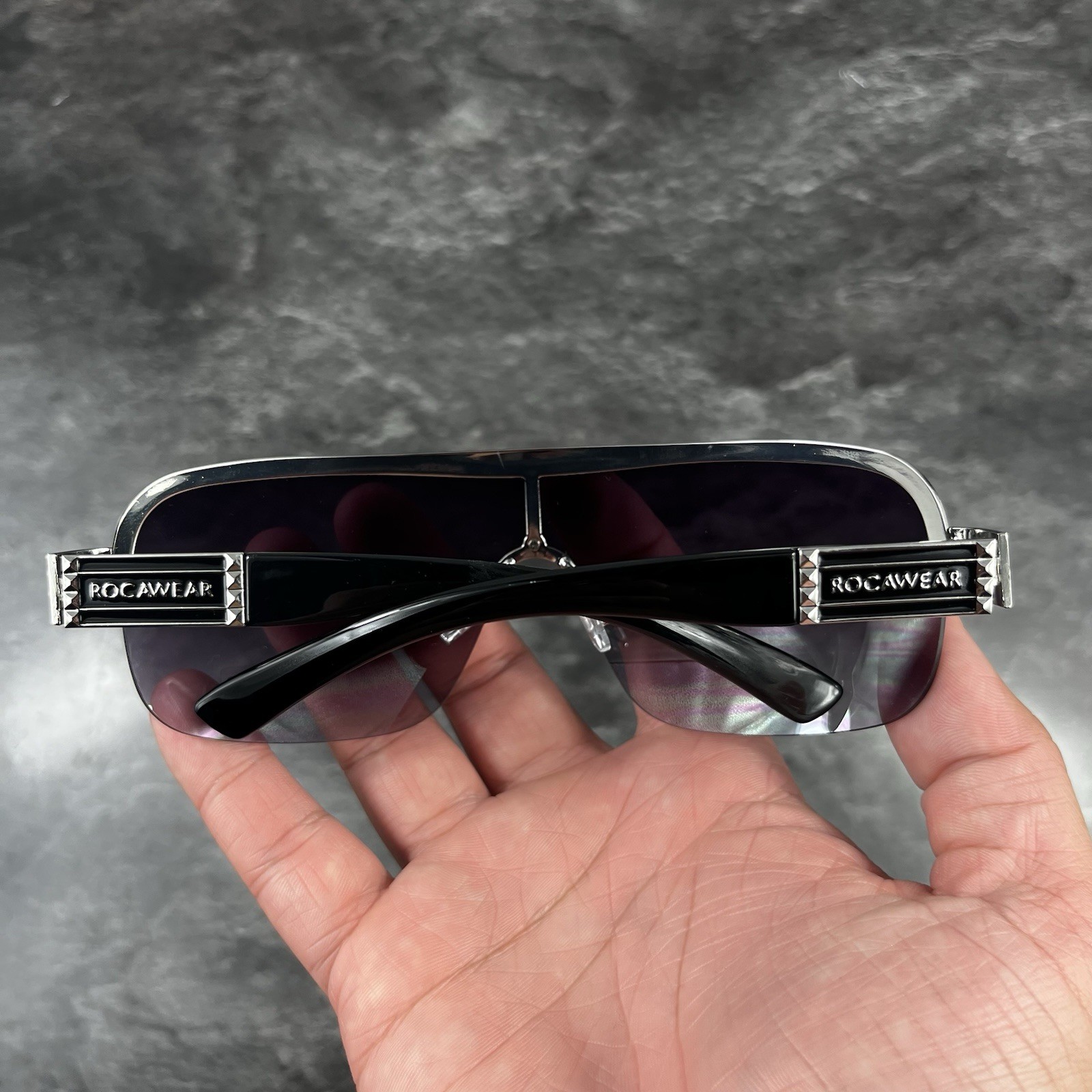 Rocawear black & silver sunglasses OSFM Brand new colors = silver black Rocawear black & silver sunglasses OSFM Brand new colors = silver black