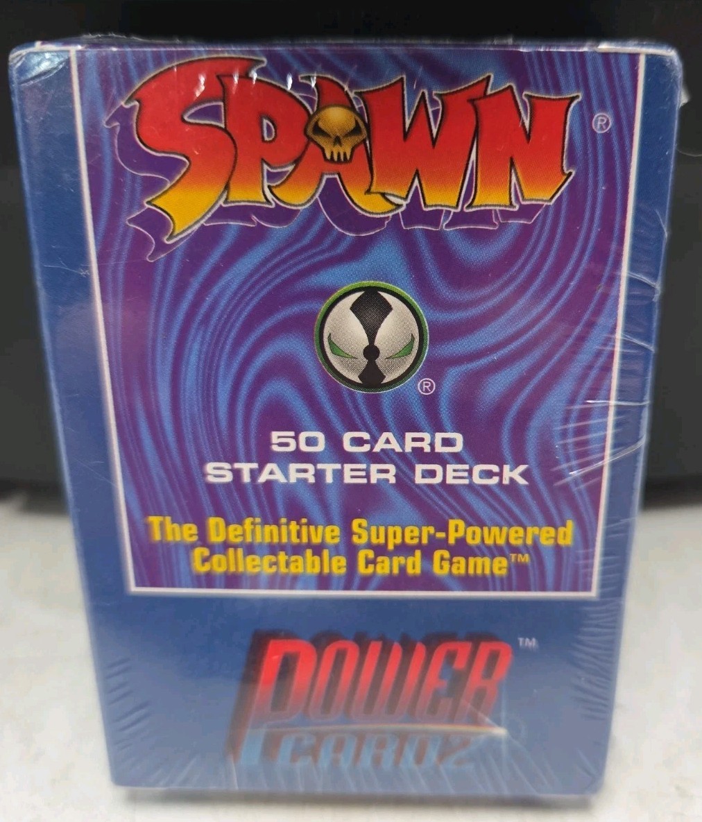 VTG SPAWN Power Cardz 50-Card Starter Deck Factory Sealed 1995 NM Caliber Games