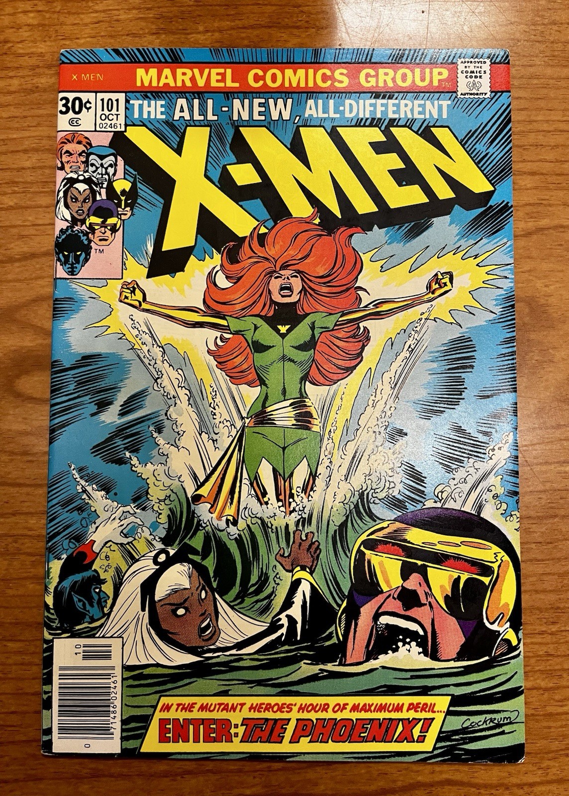 Marvel Uncanny X-Men #101 Comic Book 1976 First Appearance of Phoenix FN/VF Marvel Uncanny X-Men #101 Comic Book 1976 First Appearance of Phoenix FN/VF