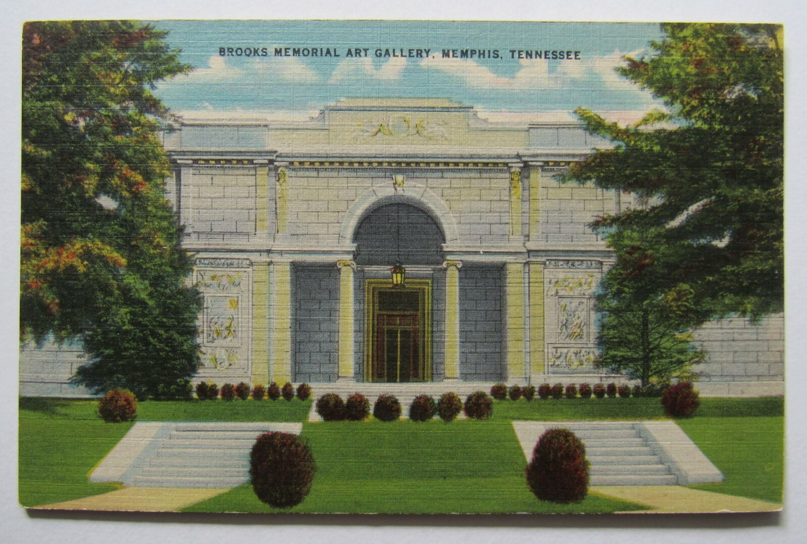 Memphis Tennessee Brook Memorial Postcard 
