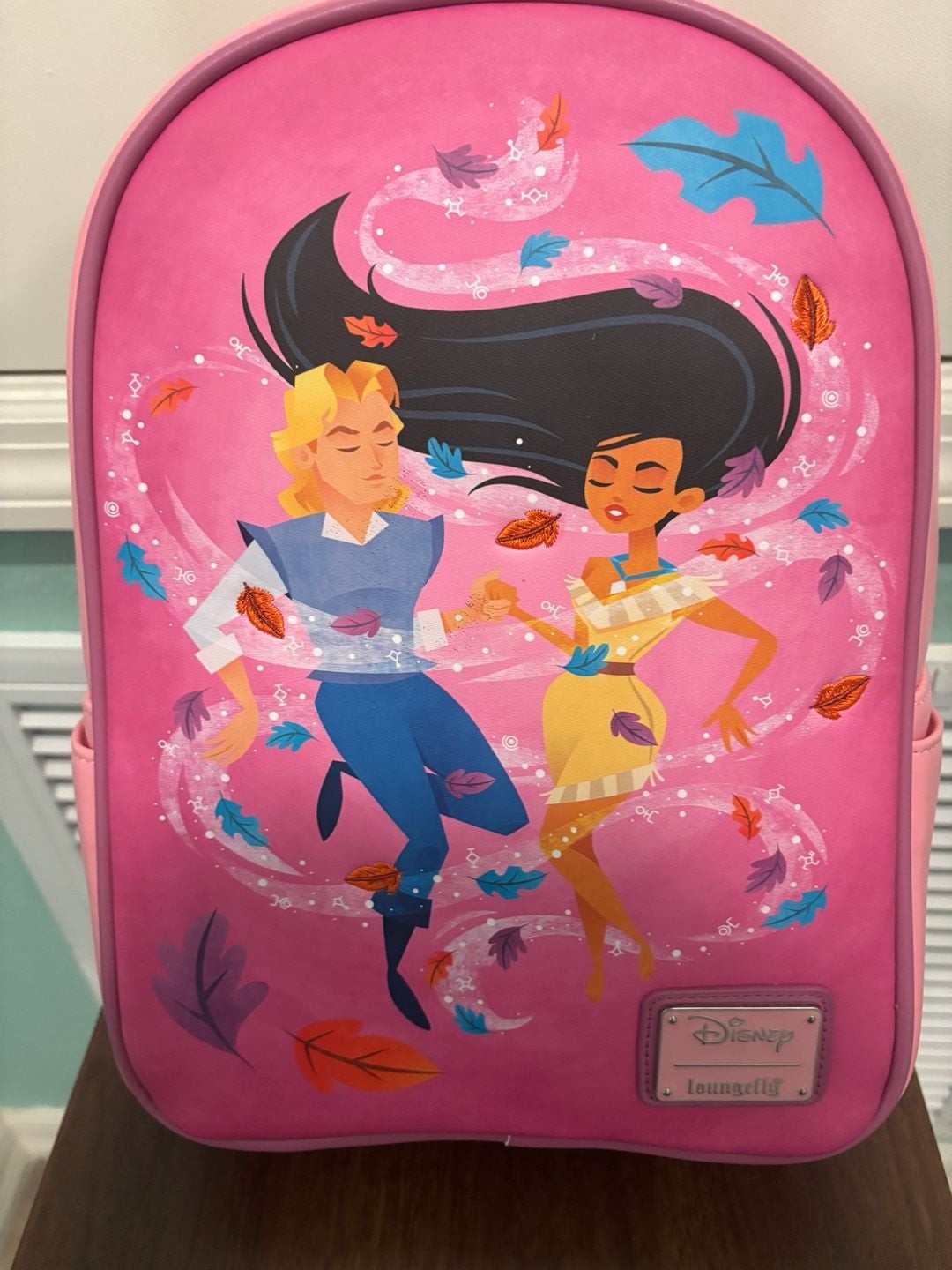Loungefly Disney Pocahontas Colors of the Wind Mini Backpack and Cardholder Set Loungefly Disney Pocahontas Colors of the Wind Mini Backpack and Cardholder Set