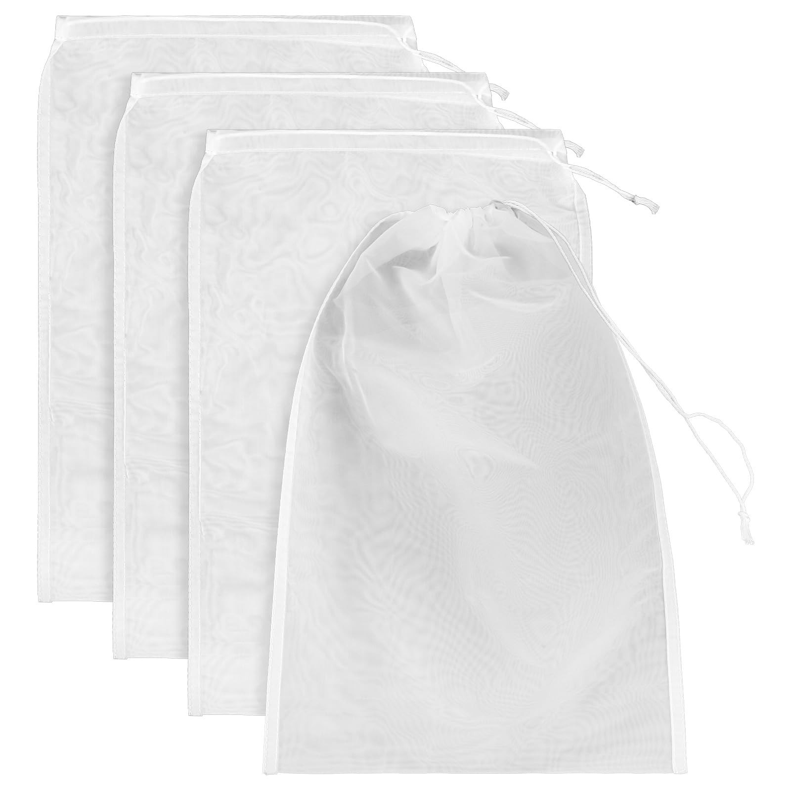 4Pcs Large Pool Vacuum Bag Replacement, 24x18\'\'Fine Mesh Net Bag