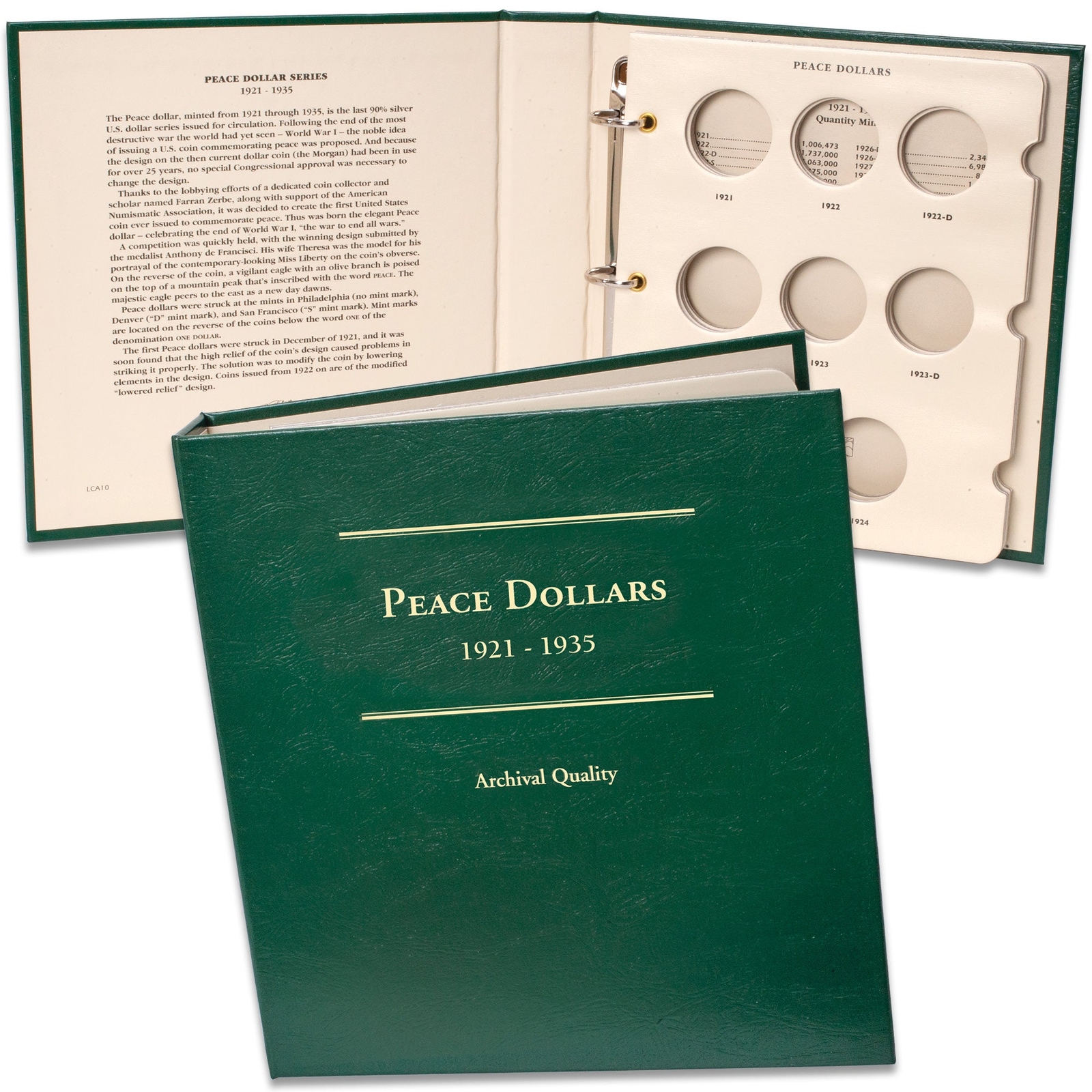 1921-1935 Peace Dollar Album 1921-1935 Peace Dollar Album