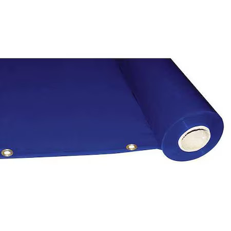 Westward 22Rn55 5 Ft. X 75 Ft. Pvc Welding Curtain Roll - Blue (Transparent) Westward 22Rn55 5 Ft. X 75 Ft. Pvc Welding Curtain Roll - Blue (Transparent)