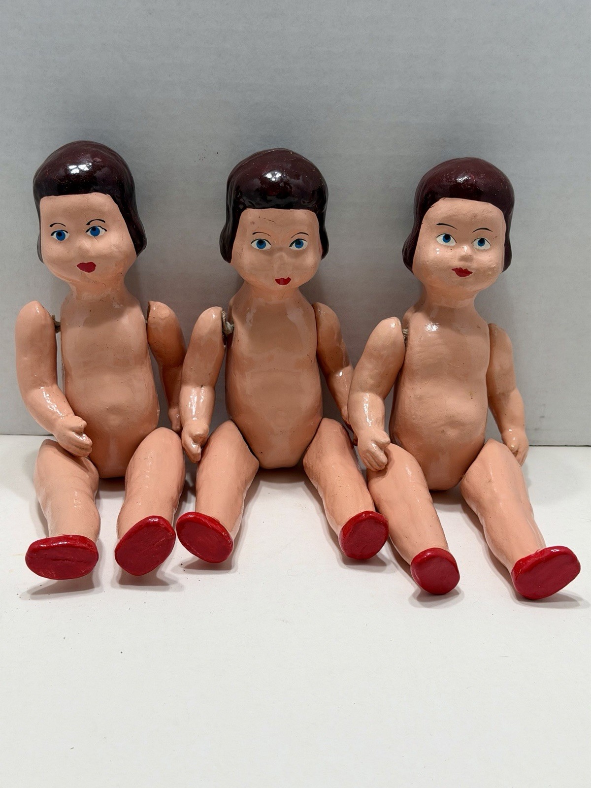Vintage Jointed Composition Girl Doll 10 1/2\ Vintage Jointed Composition Girl Doll 10 1/2\