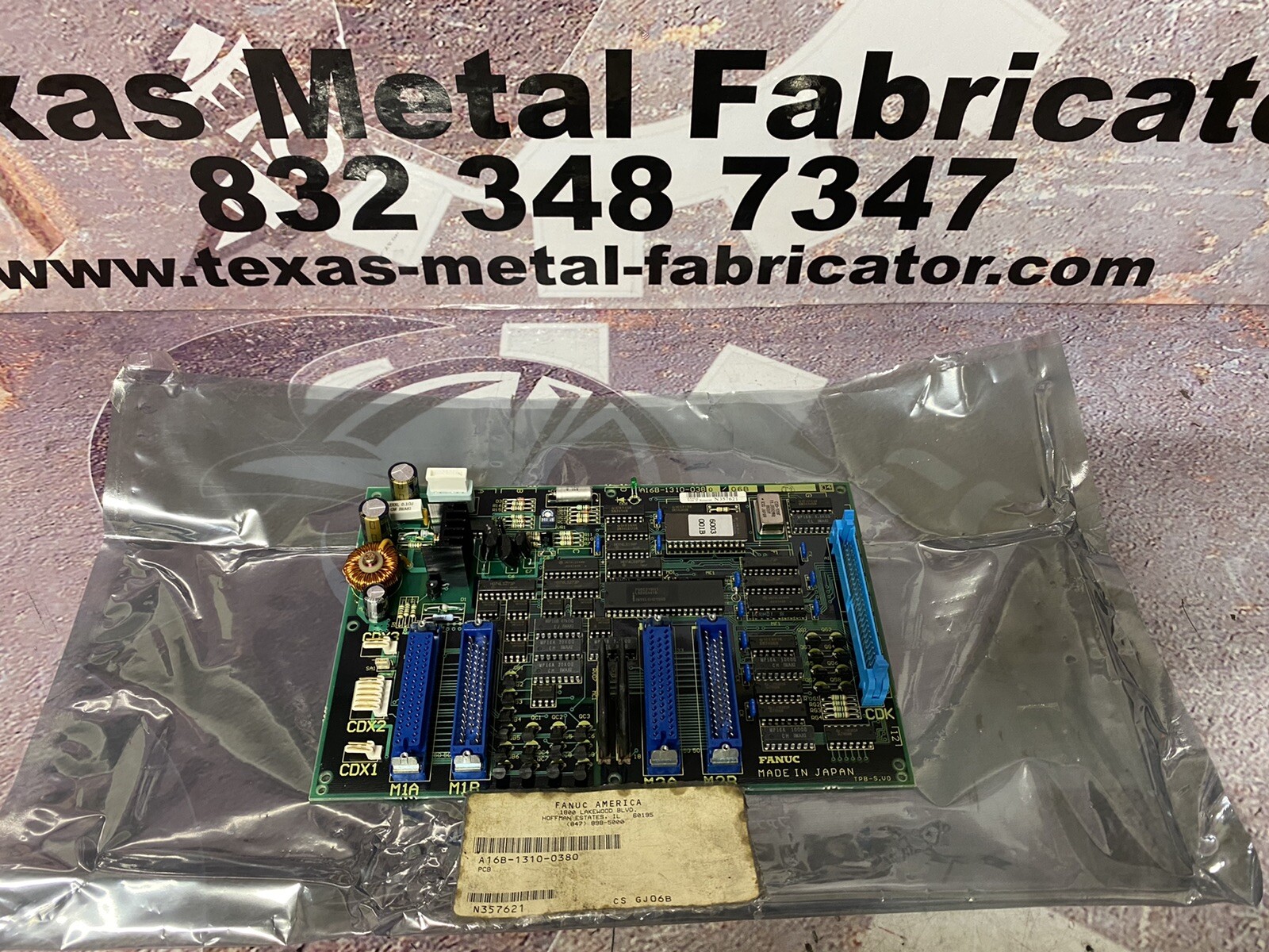 Fanuc A16B-1310-0380/06B Digital Operators Panel Board Fanuc A16B-1310-0380/06B Digital Operators Panel Board