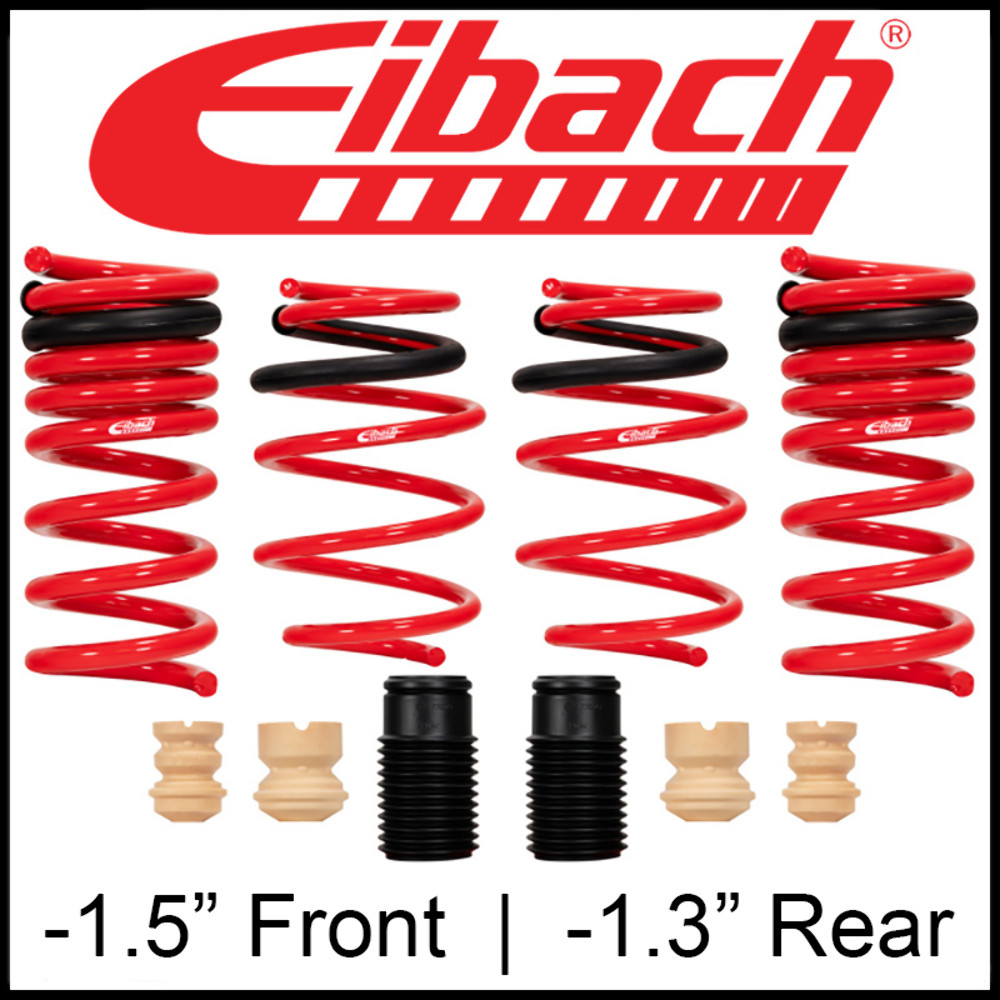 Eibach Sportline Lowering Springs Kit Set of 4 fits 15-23 Mustang GT Coupe 5.0L Eibach Sportline Lowering Springs Kit Set of 4 fits 15-23 Mustang GT Coupe 5.0L
