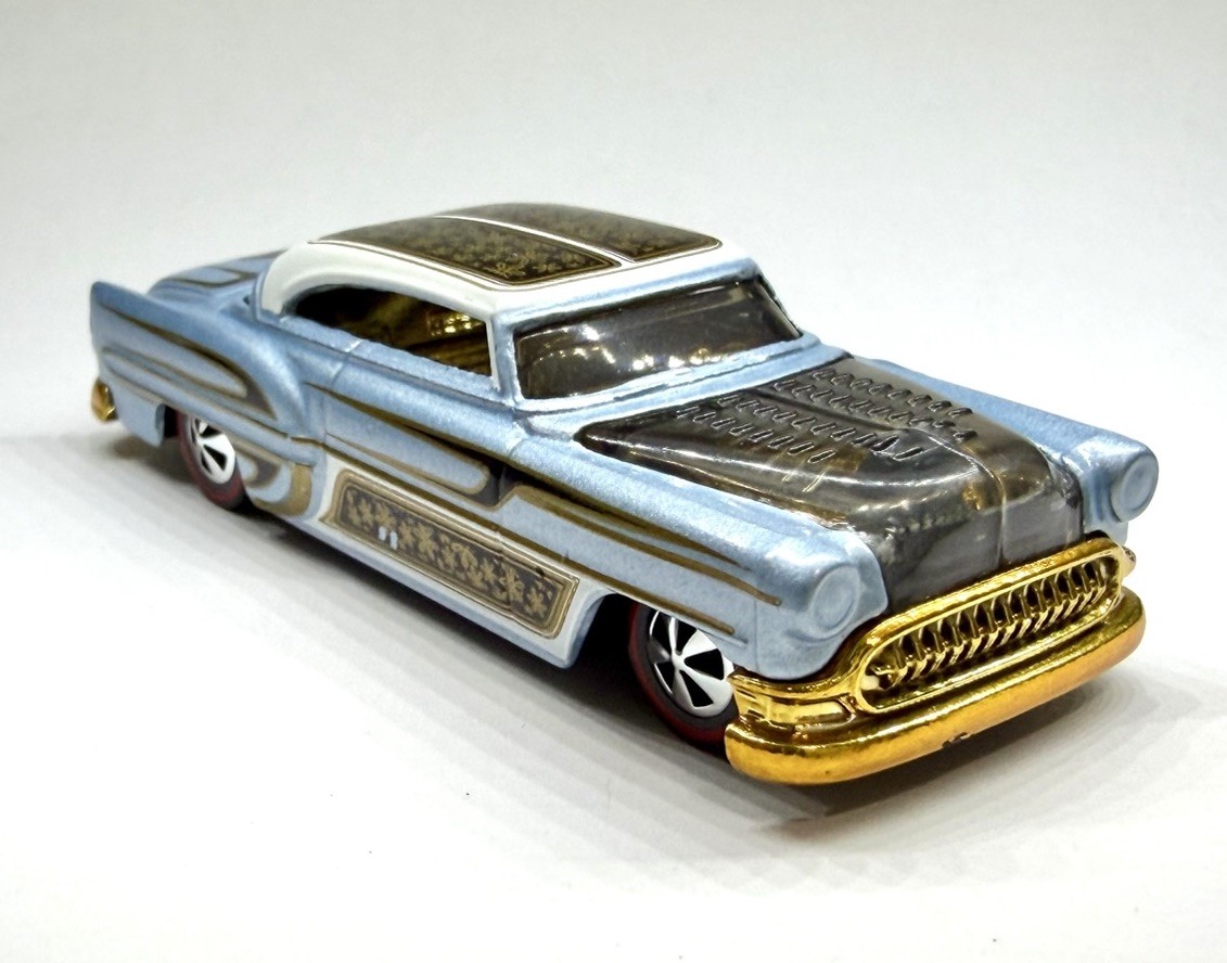 Hot Wheels ❄️ Custom Made Redline Hot Rods Custom \'53 Chevy 1:64 Blue & Gold Hot Wheels ❄️ Custom Made Redline Hot Rods Custom \'53 Chevy 1:64 Blue & Gold