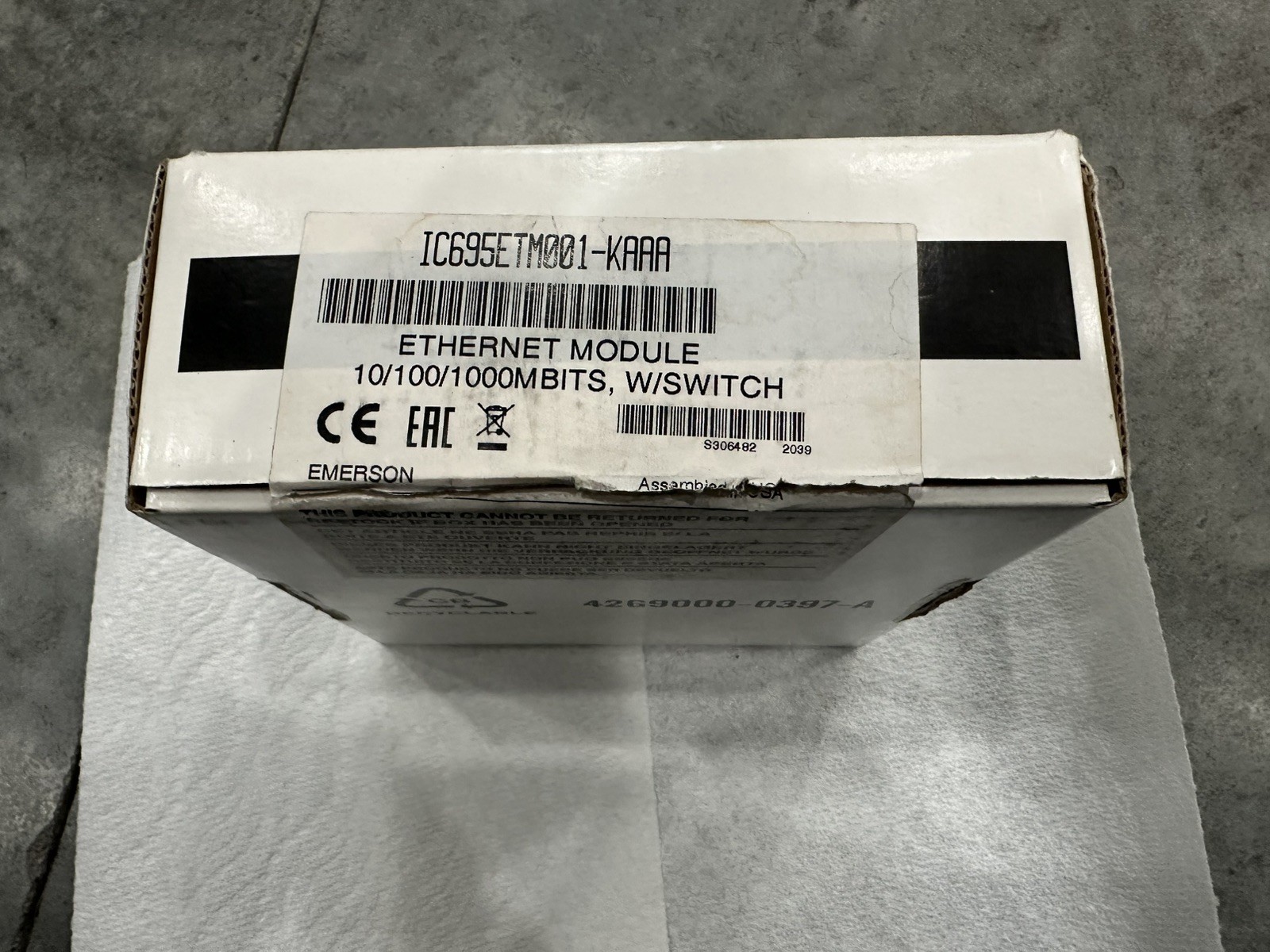 NEW Emerson GE Fanuc PACSystems RX3i IC695ETM001-KAAA Ethernet Interface Module