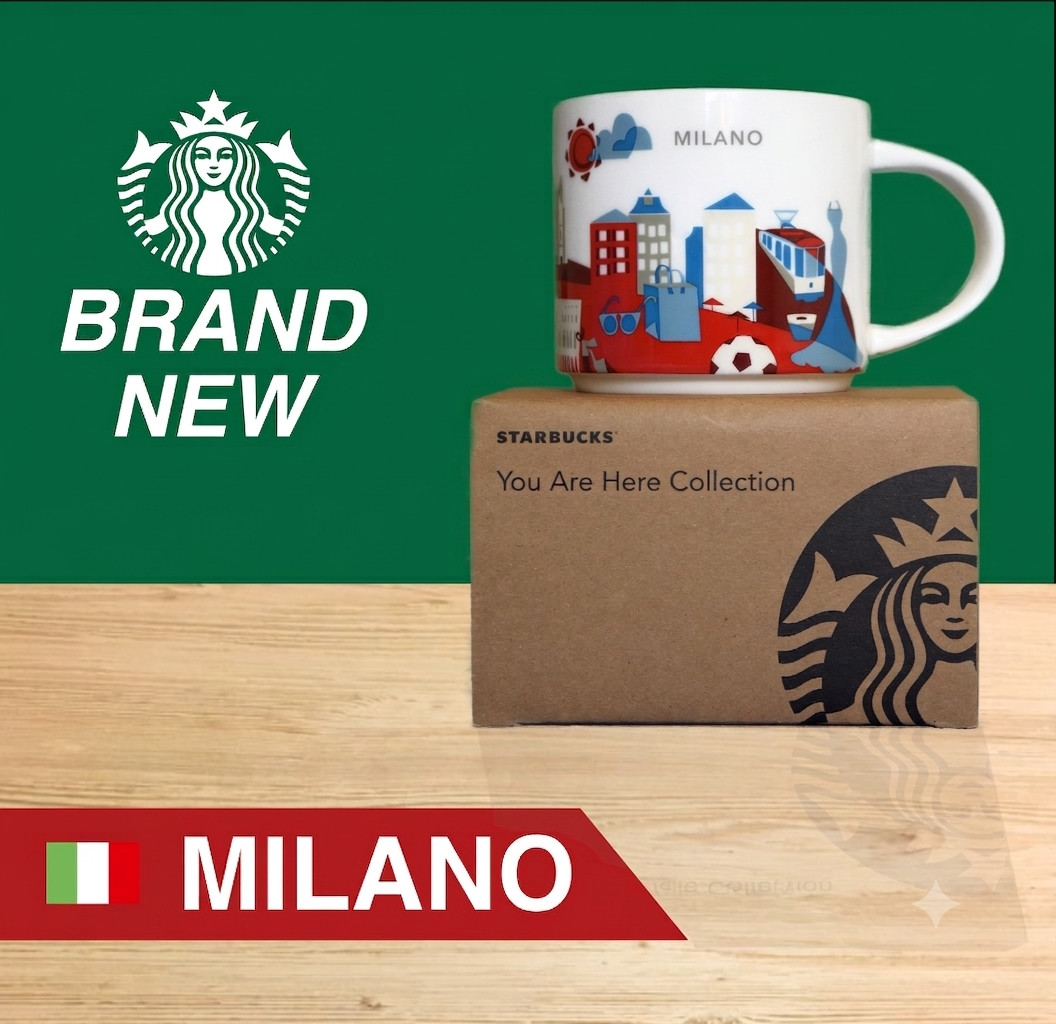 Starbucks YAH ITALY - You Are Here MILAN Mug/Mug BRAND NEW + SKU - 14oz. Starbucks YAH ITALY - You Are Here MILAN Mug/Mug BRAND NEW + SKU - 14oz.