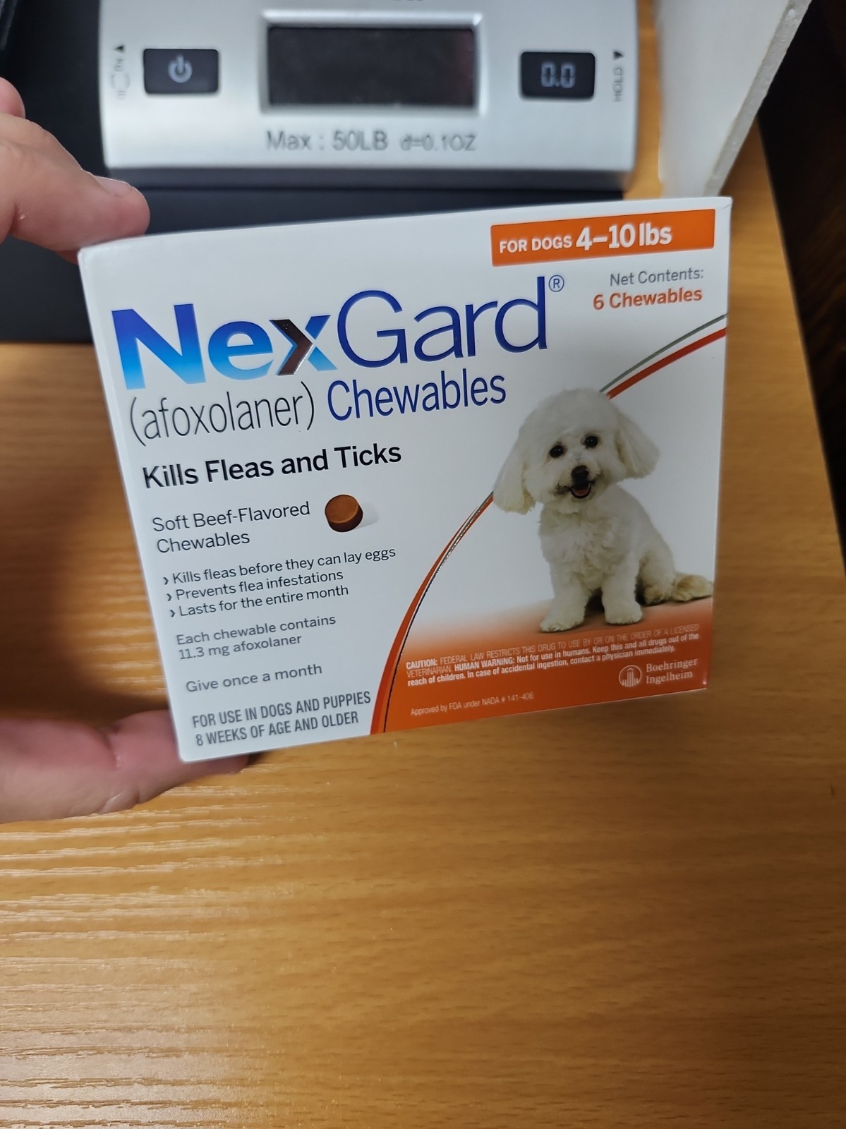Flea & Tick Prevention Chewable 4-10 Lbs 6 Doses Flea & Tick Prevention Chewable 4-10 Lbs 6 Doses