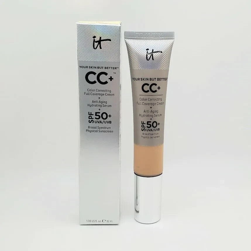 NEW IT Cosmetics Your Skin But Better CC Full Coverage Cream SPF50 Medium *read