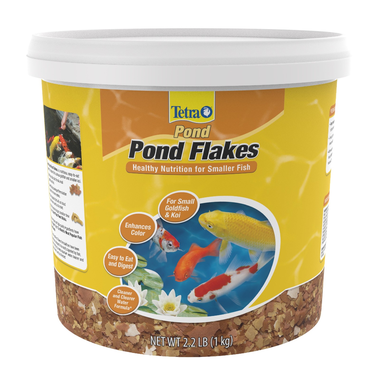pond Flakes Fish Food, Complete Nutrition for Smaller Pond Fish, 2.2 Lb pond Flakes Fish Food, Complete Nutrition for Smaller Pond Fish, 2.2 Lb