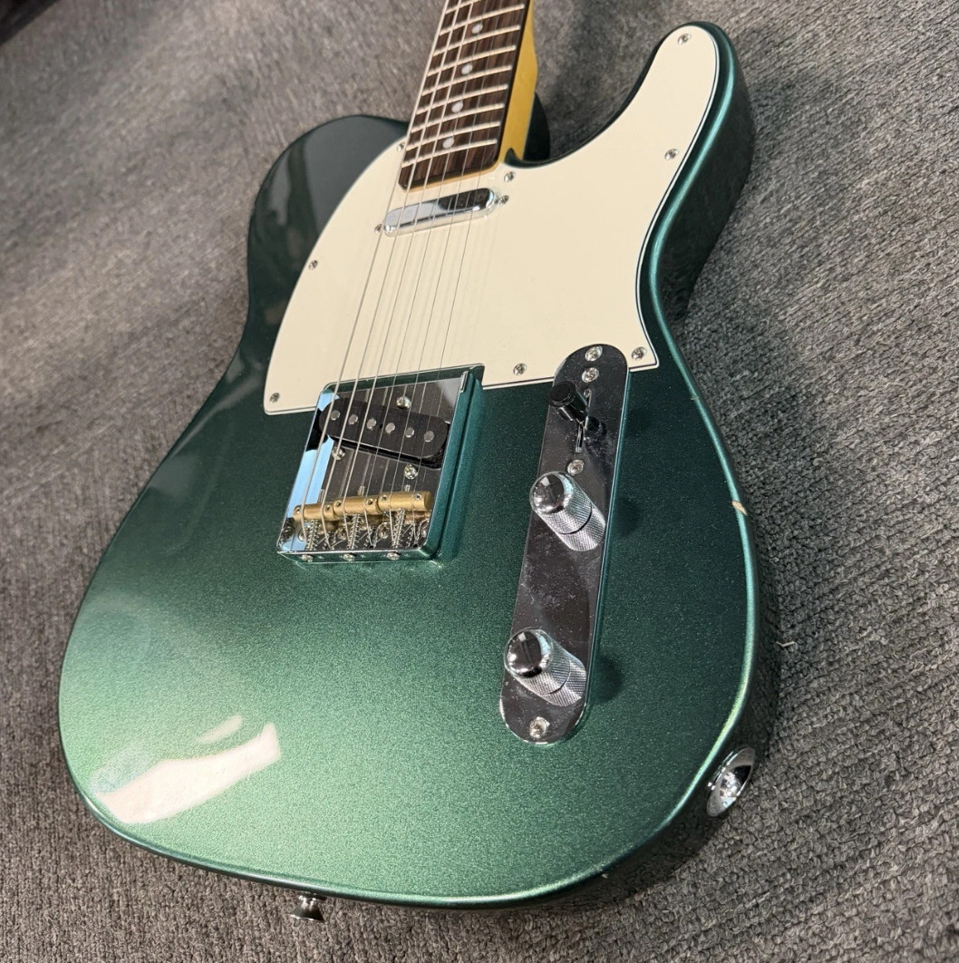 Donner DTL-600 Vintage Tele Electric Guitar Sherwood Metallic Green With Gig Bag