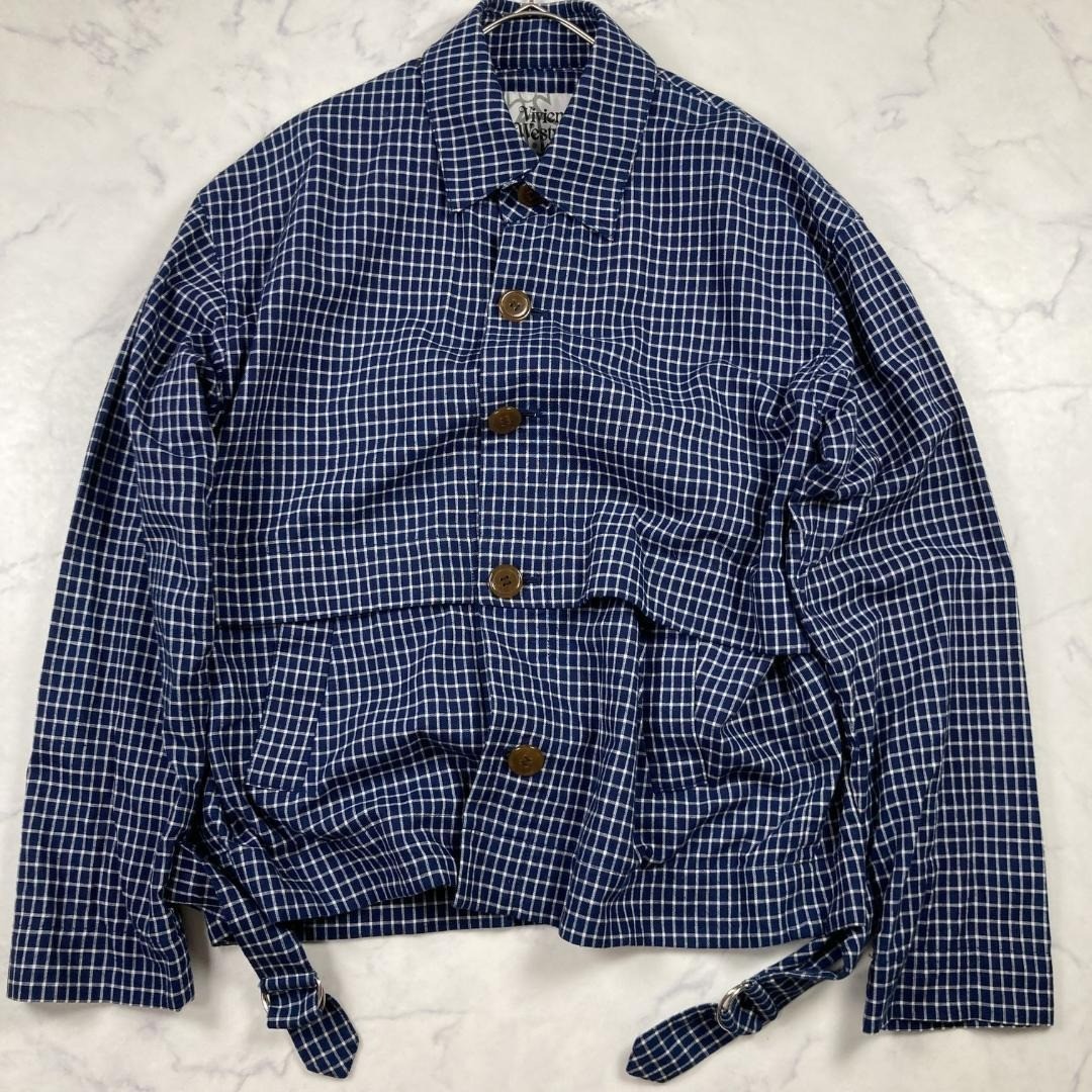 Viviene Westwood Deformed Double Belt Blouson Bondage Size:46 Used