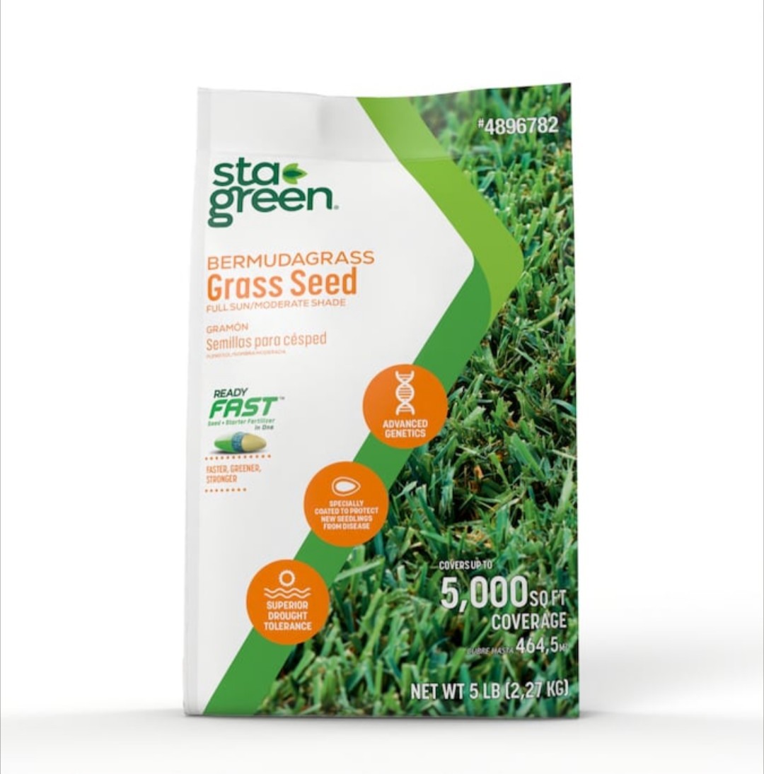 Sta-Green Bermuda Grass Seed 5lbs