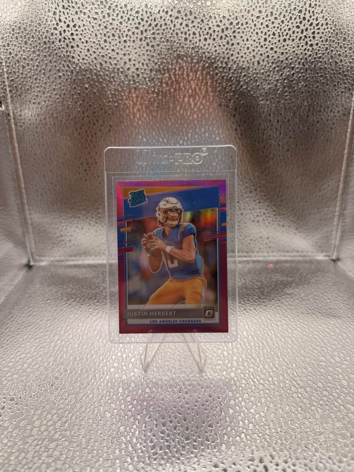 2020 Panini Donruss Optic - Rated Rookies Justin Herbert #153 Pink Prizm (RC) 2020 Panini Donruss Optic - Rated Rookies Justin Herbert #153 Pink Prizm (RC)