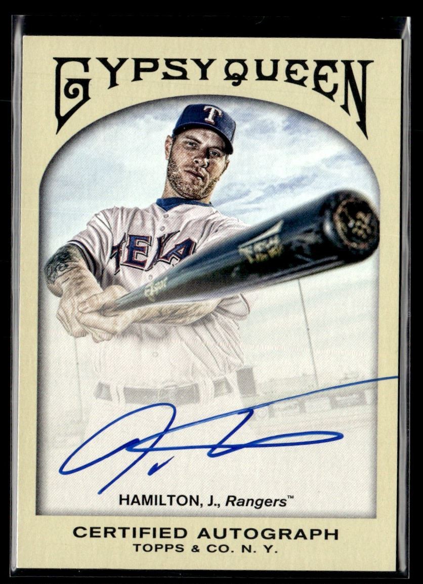 2011 Topps Gypsy Queen Autographs Josh Hamilton Auto Texas Rangers #GQA-JH 2011 Topps Gypsy Queen Autographs Josh Hamilton Auto Texas Rangers #GQA-JH