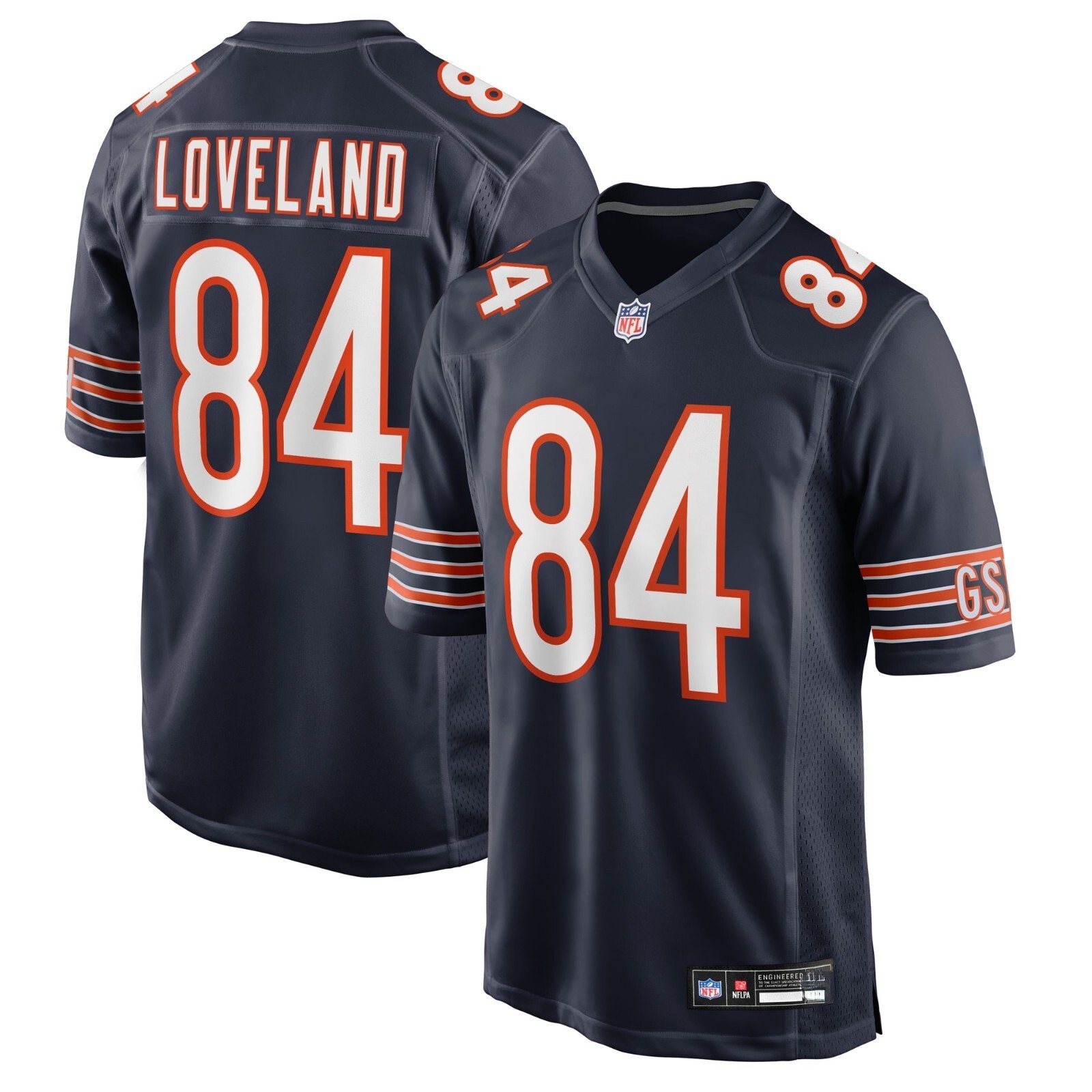 NWT Men\'s Colston Loveland Navy 2025 Jersey #84 Stitched