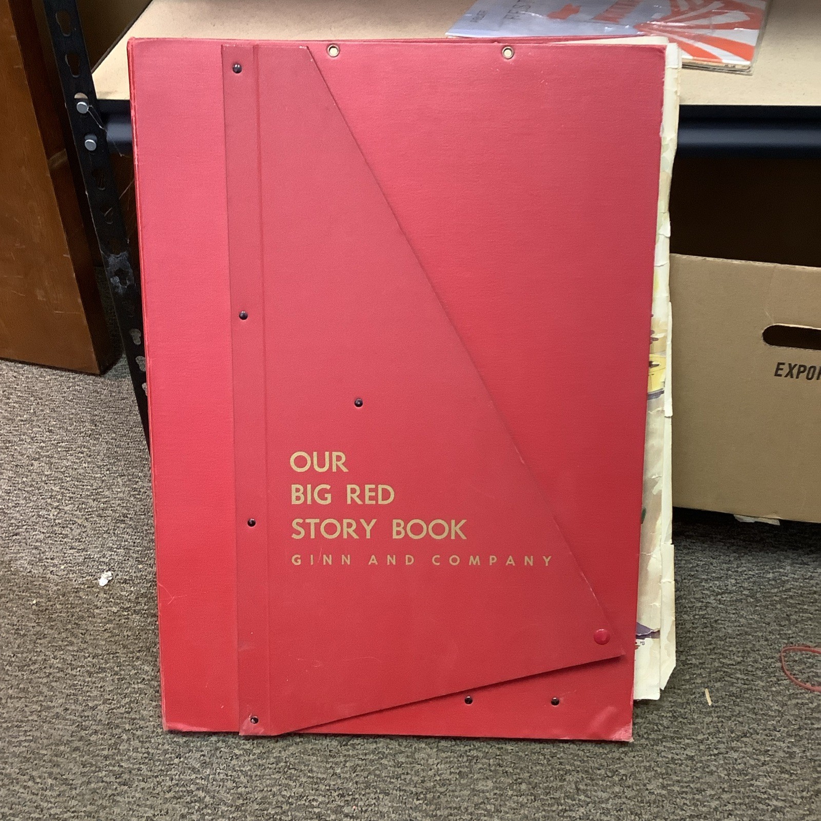 Ginn 1957 Our Big Red Story Book Huge Reader 18\