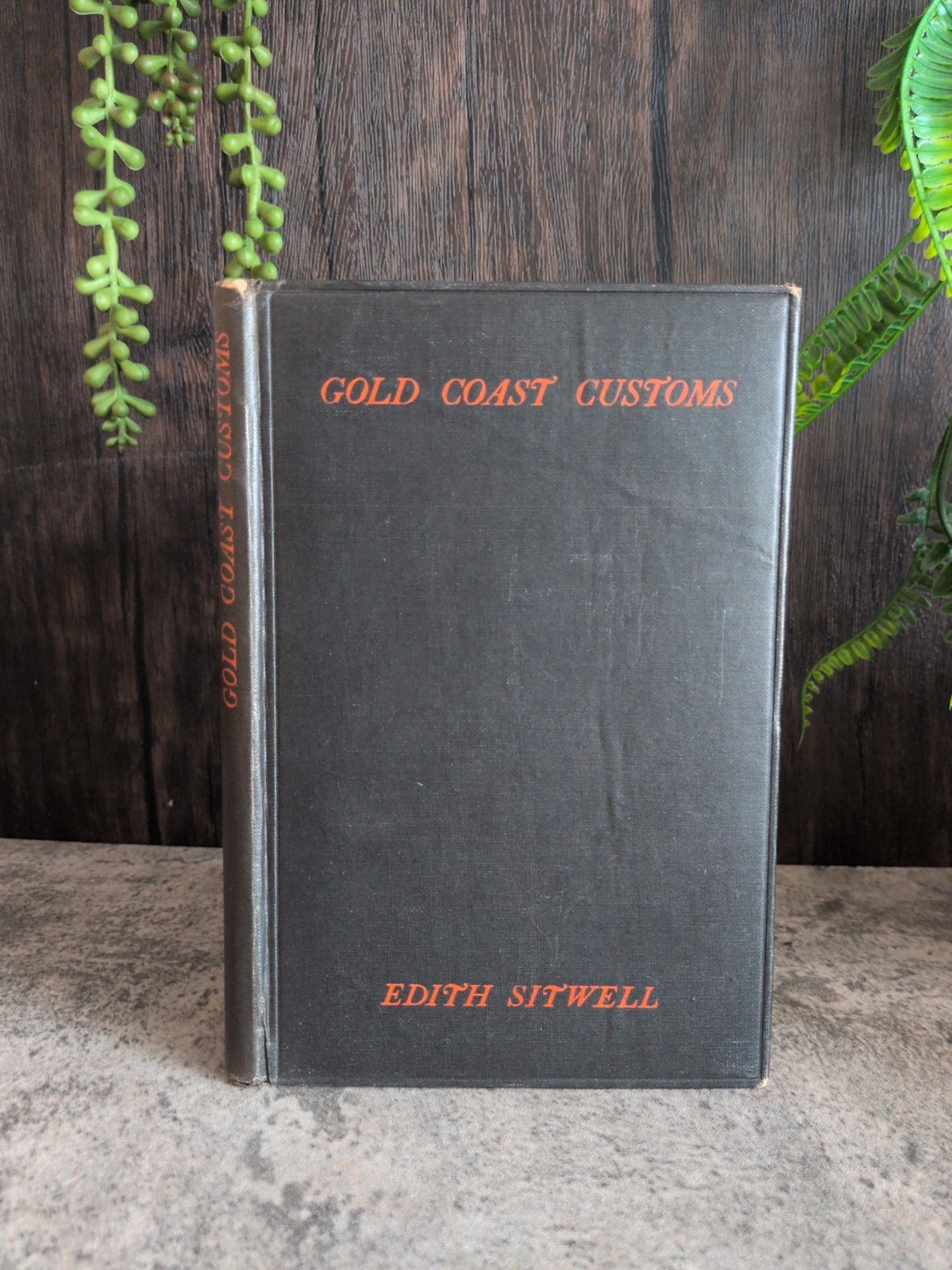 Gold Coast Customs Edith Sitwell 1929 Duckworth 1st Ed Signed DJ Gold Coast Customs Edith Sitwell 1929 Duckworth 1st Ed Signed DJ