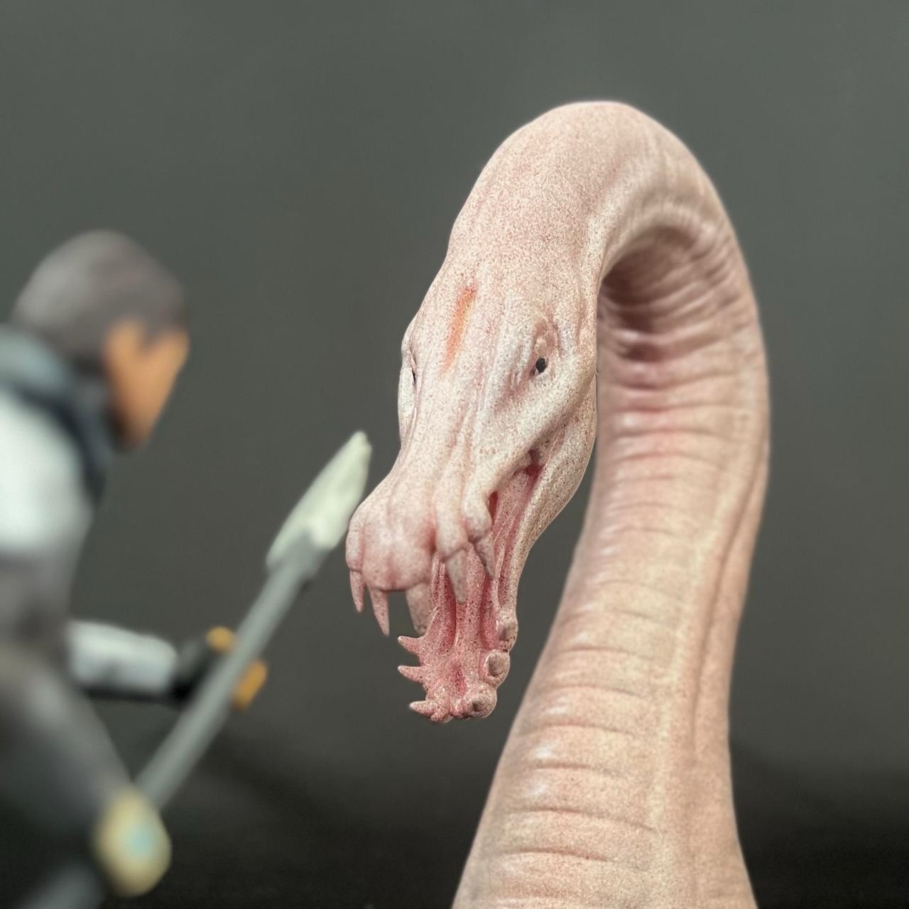 Hutt's Dragonsnake Creature for 3.75 in (1:18 scale) Figure Diorama (Painted)