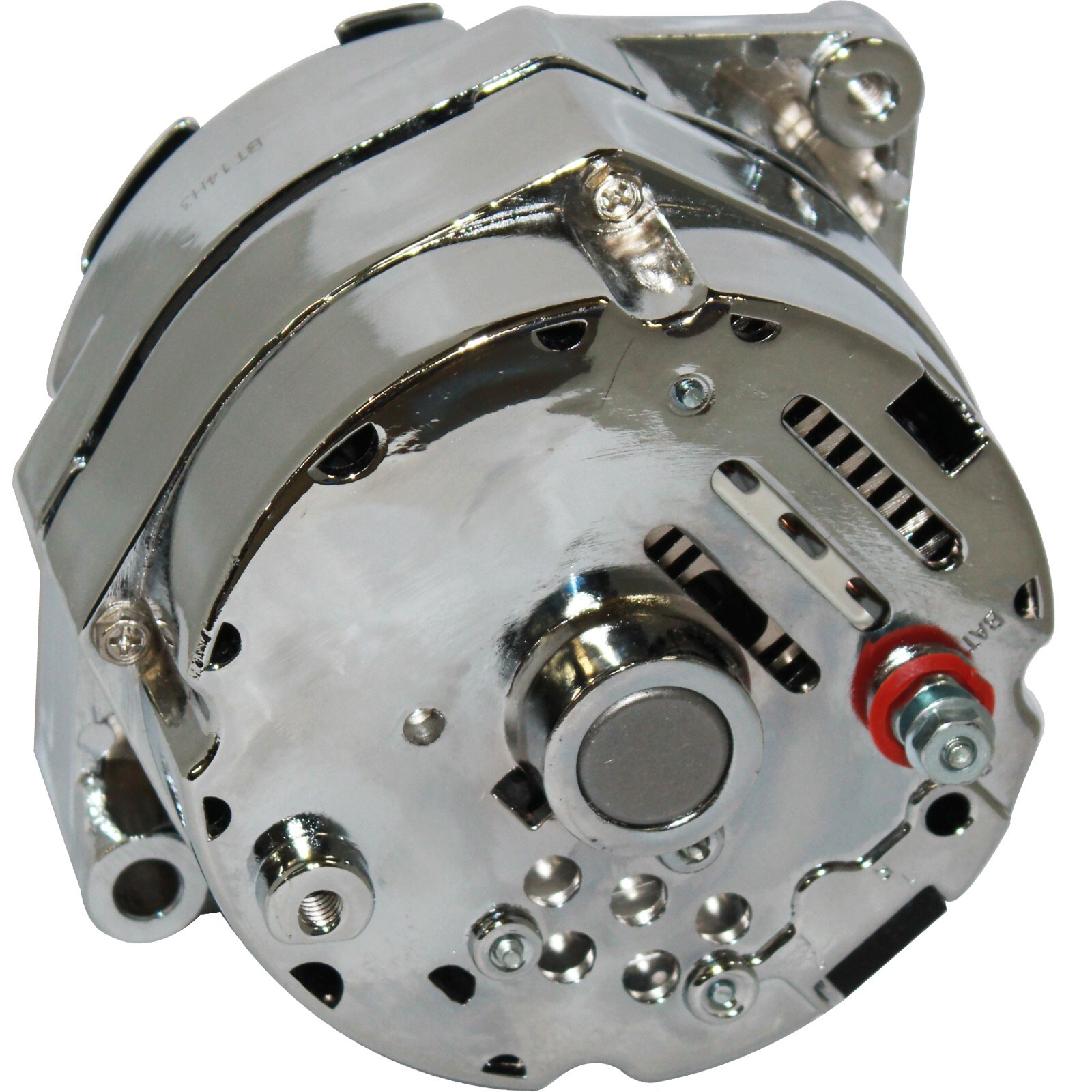 200 AMP ALTERNATOR CHROME 1-WIRE FOR CHEVROLET CHEVY HOLDEN GM HOT ROD