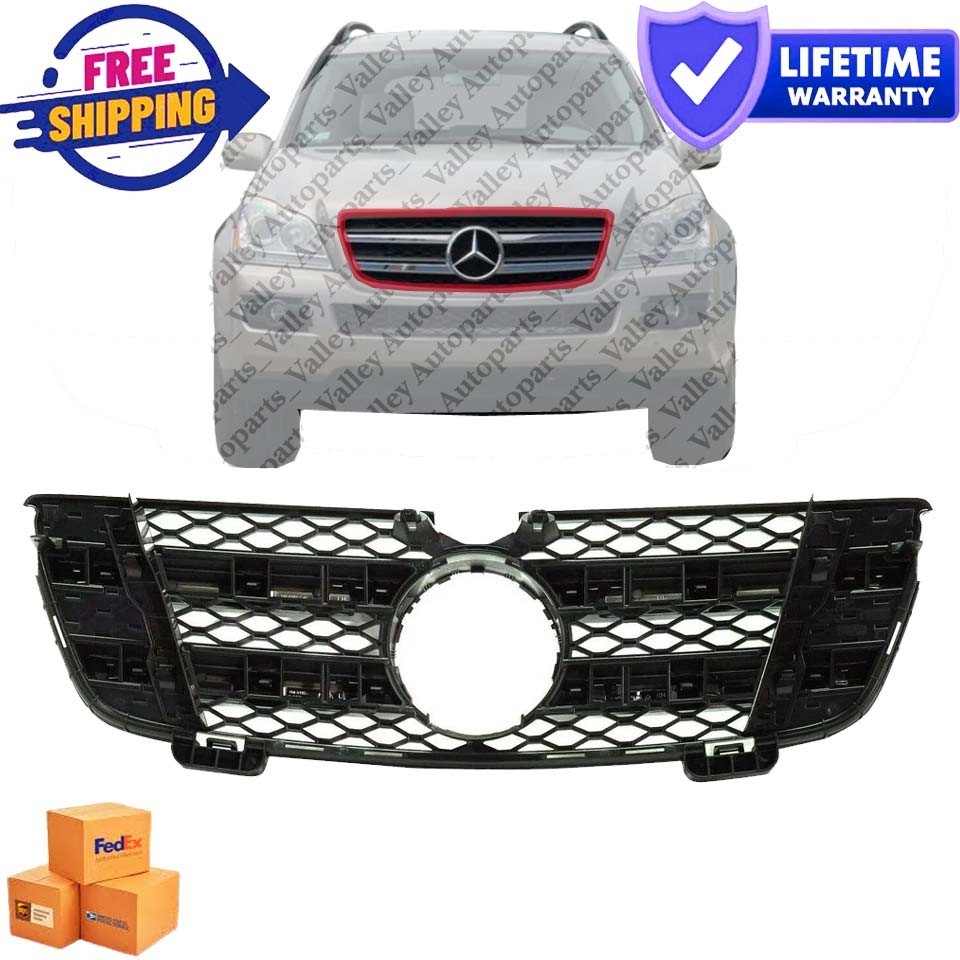 For 2007-2009 Mercedes-Benz GL320 GL350 GL450 Front Bumper Radiator Grille