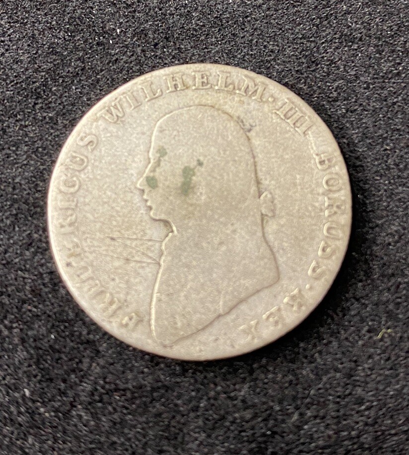 1803-A German States Prussia 4 Groschen 0.5210 Silver ASW 0.0895 Oz 1803-A German States Prussia 4 Groschen 0.5210 Silver ASW 0.0895 Oz