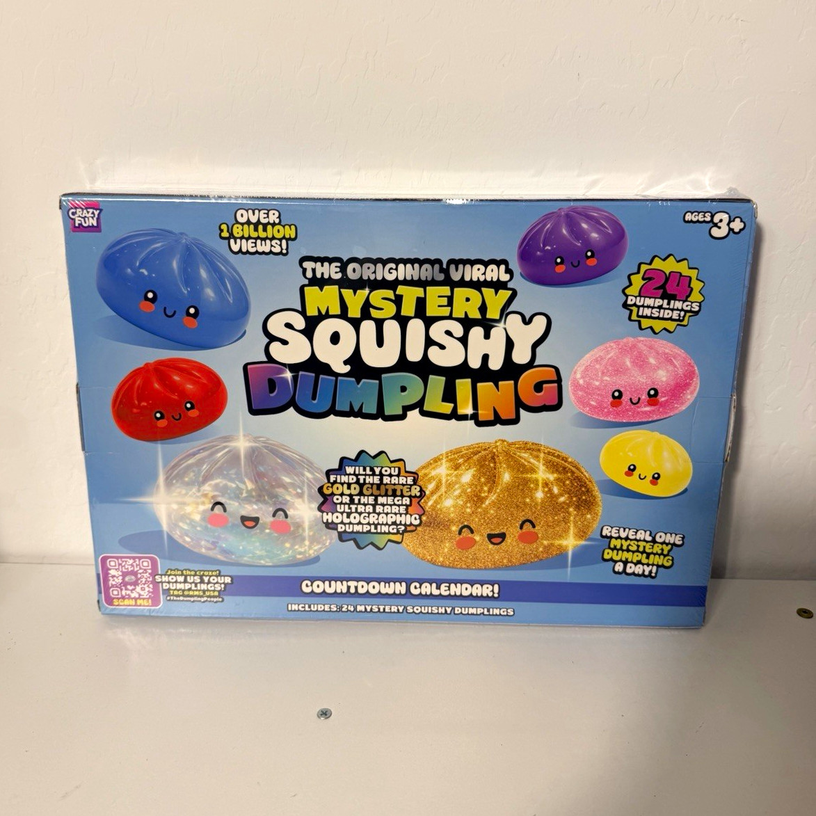 Viral RMS Mystery Squishy Dumpling Countdown Calendar 24 Blind Packs Multicolor 