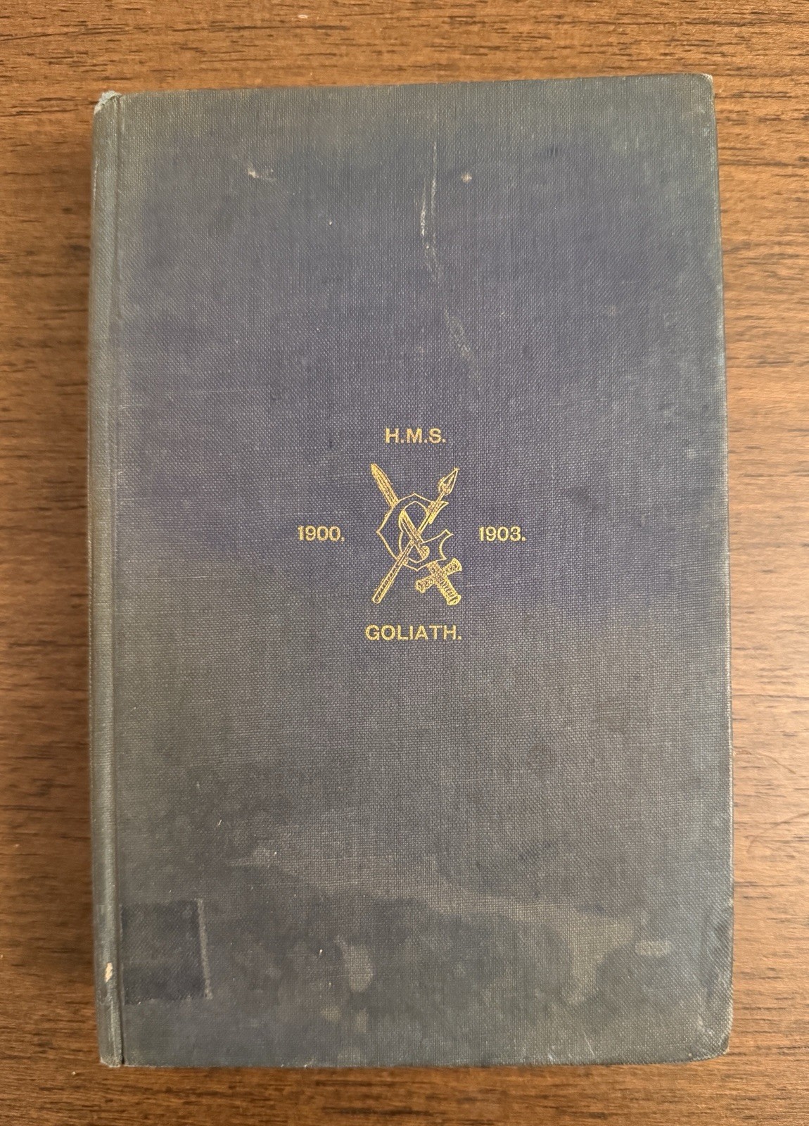RARE The Log of H.M.S. Goliath China Station 1900–1903 Vintage Map Military Navy