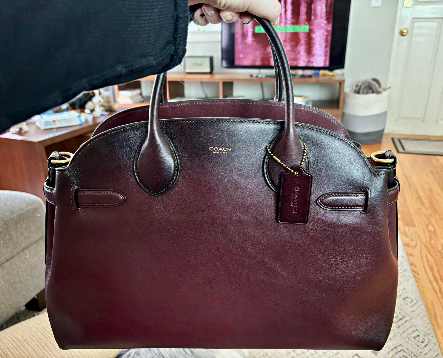 Coach Soft Empire Carryall 40 in MERLOT
