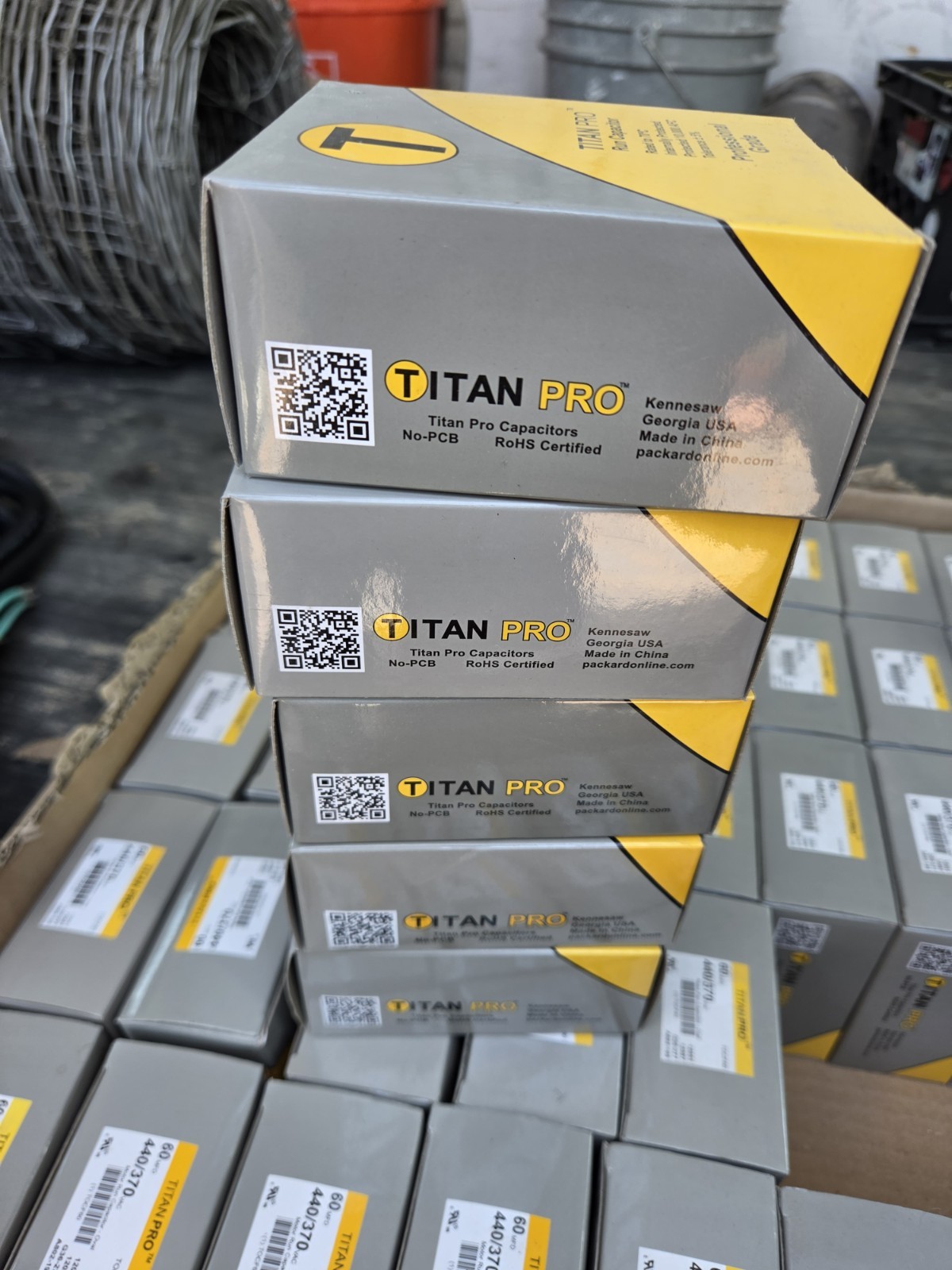 Titan Pro Lot of 5 Run Capacitor TOCF60 NIB Titan Pro Lot of 5 Run Capacitor TOCF60 NIB