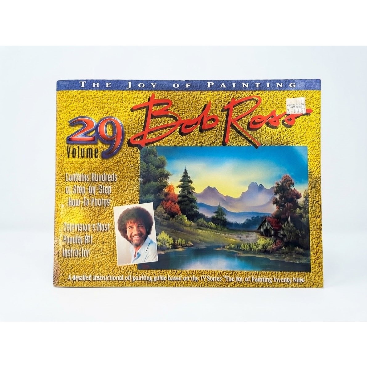 Vintage Bob Ross The Joy of Painting Vol 29 Instruct. Oil Painting Guide Book⁠