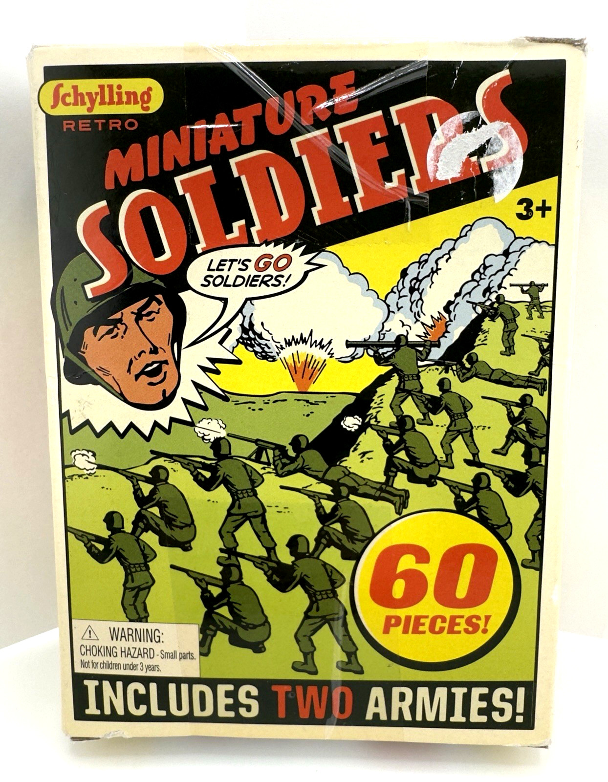 VINTAGE Schylling Retro Miniature Plastic Soldiers (60)