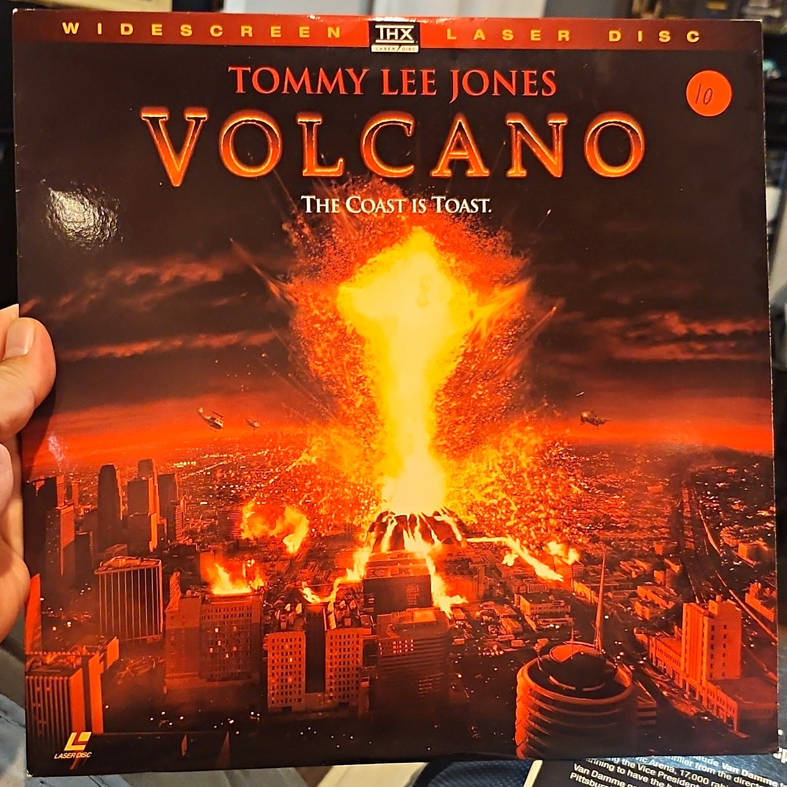Volcano (1997) LaserDisc Widescreen THX PG-13 Mick Jackson Tommy Lee Jones
