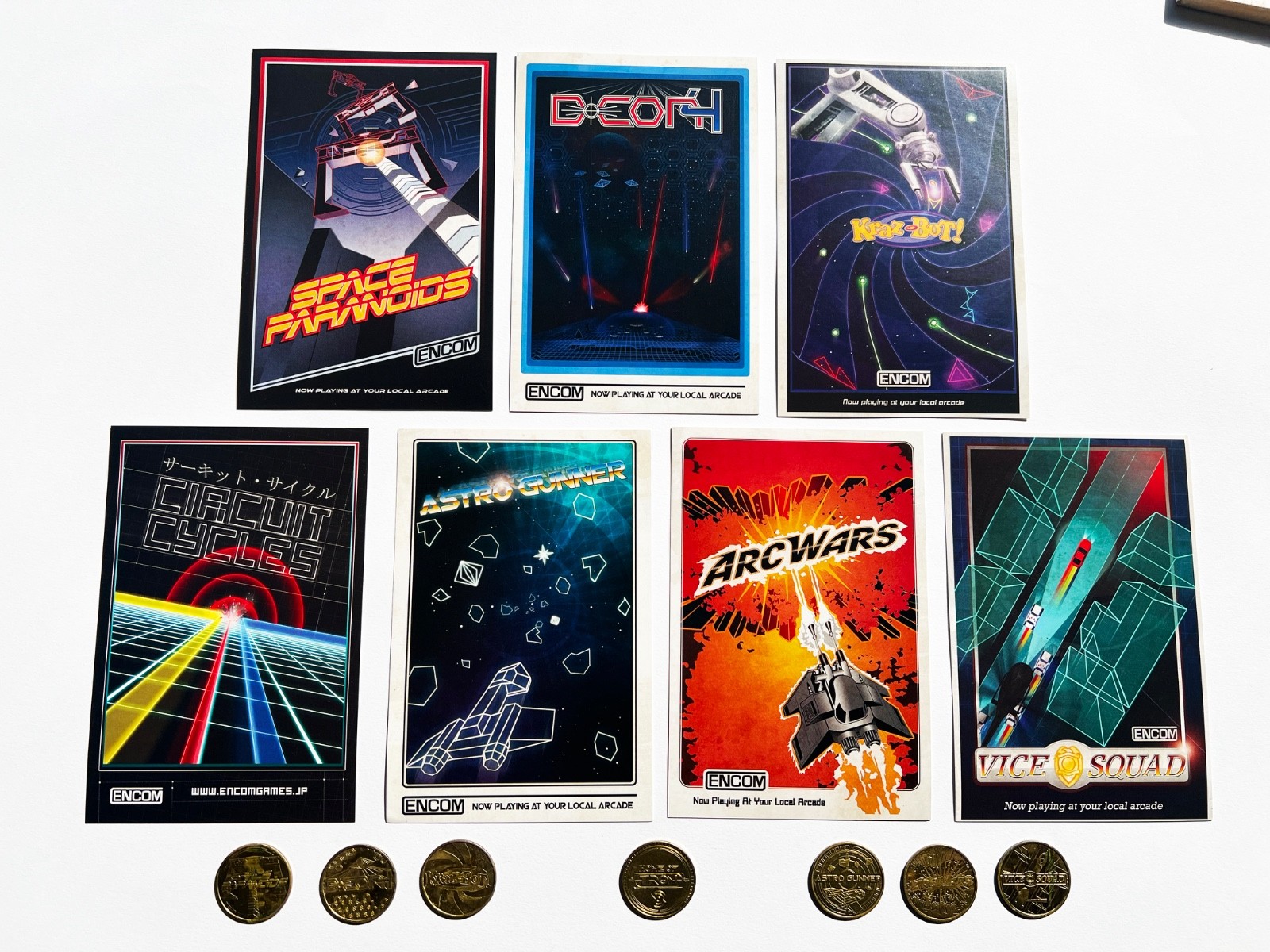 TRON Legacy Flynn Lives ARG COMPLETE UV Puzzle Set Coins & Postcards Disney