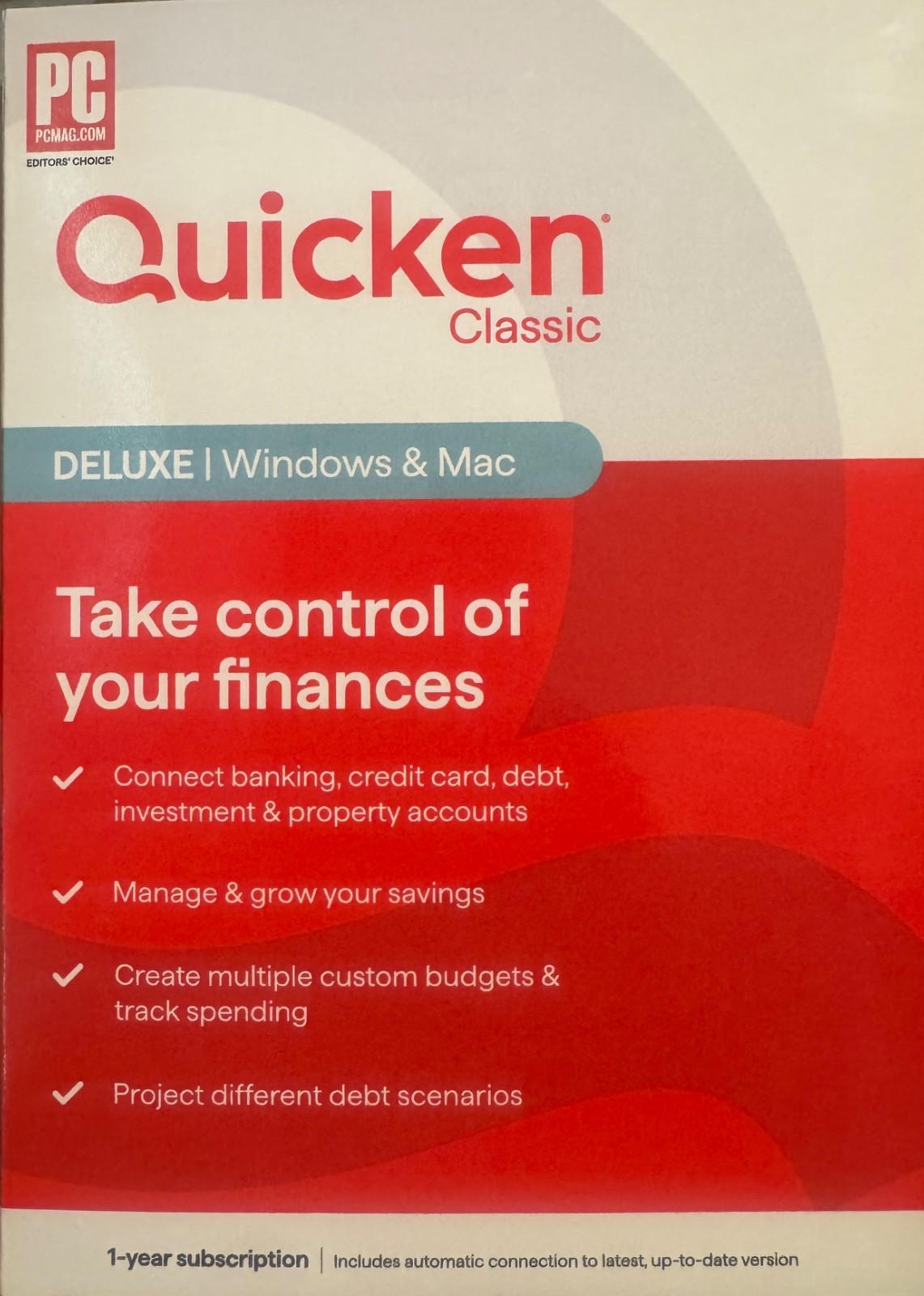 Quicken Classic Deluxe Software Windows & Mac 1-Year Subscription Quicken Classic Deluxe Software Windows & Mac 1-Year Subscription